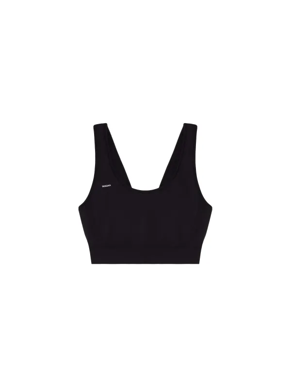 Women's Motion X Sports Bra—black sold by Pangaia