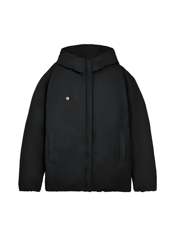 Archive FLWRDWN™ Short Reversible Jacket—black sold by Pangaia