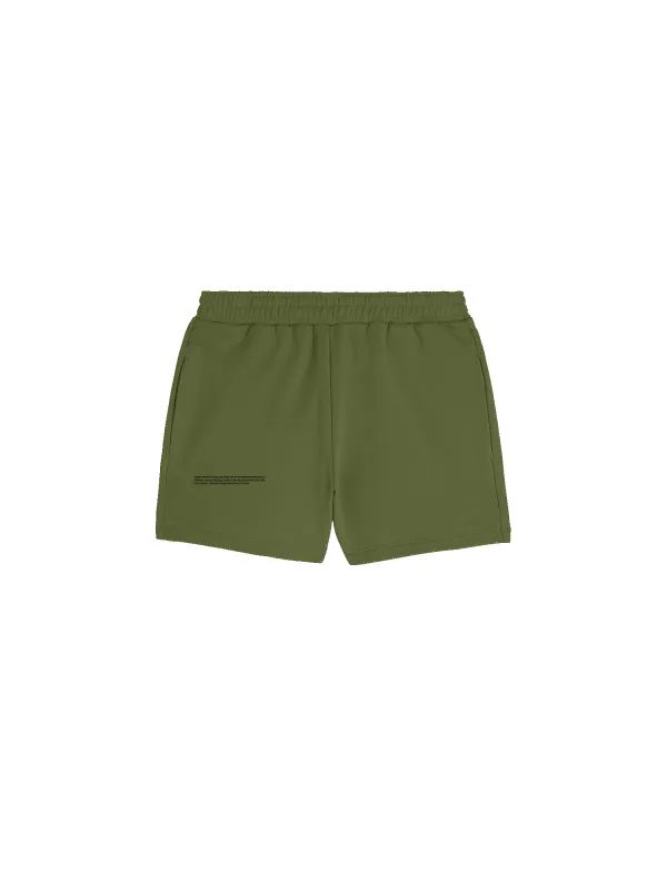365 Midweight Shorts—rosemary green sold by Pangaia