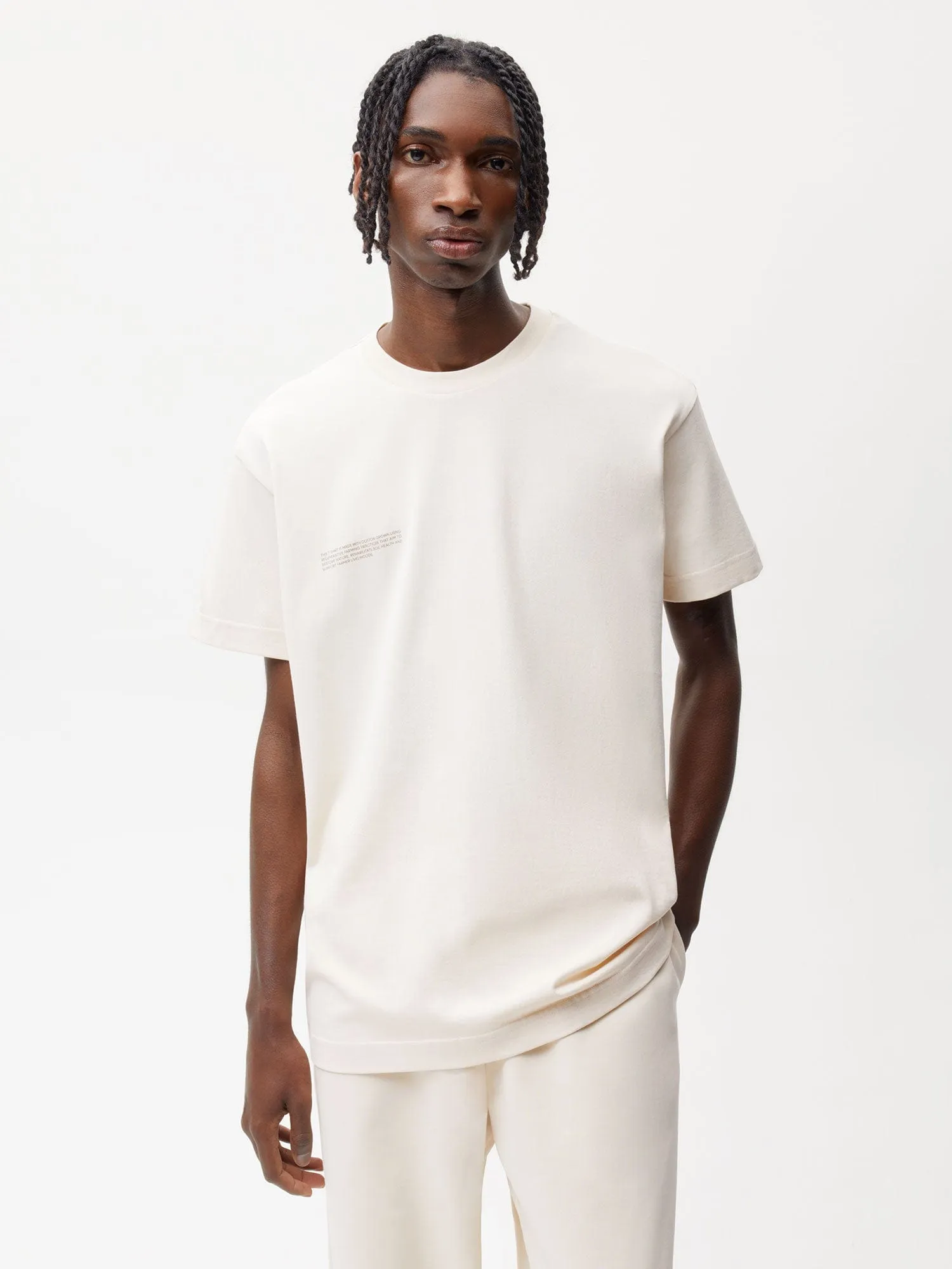 Archive In Conversion Cotton 365 T-shirt—cotton white sold by Pangaia product image thumbnail 3