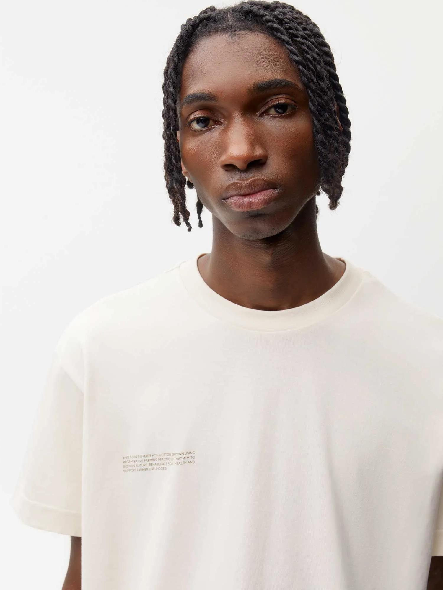 Archive In Conversion Cotton 365 T-shirt—cotton white sold by Pangaia product image thumbnail 5