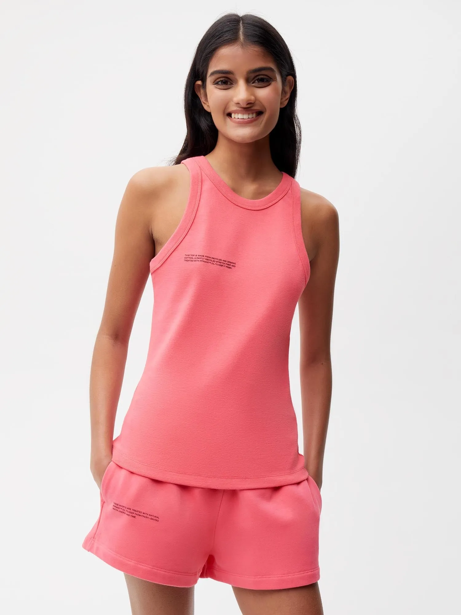 Womens Archive Tank Top—lotus pink sold by Pangaia product image thumbnail 4