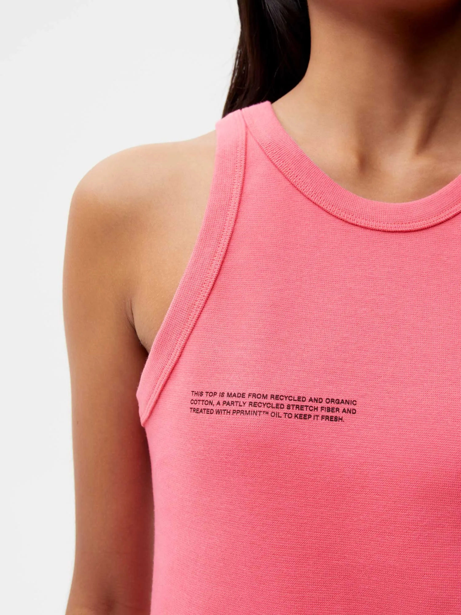 Womens Archive Tank Top—lotus pink sold by Pangaia product image thumbnail 5