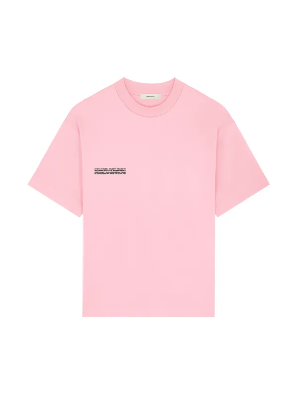 Mens Interlock Oversized T-Shirt—Sakura Pink made by Pangaia