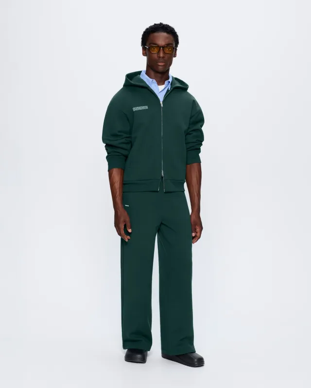 Mens 365 Heavyweight Straight Leg Track Pants—Foliage Green sold by Pangaia