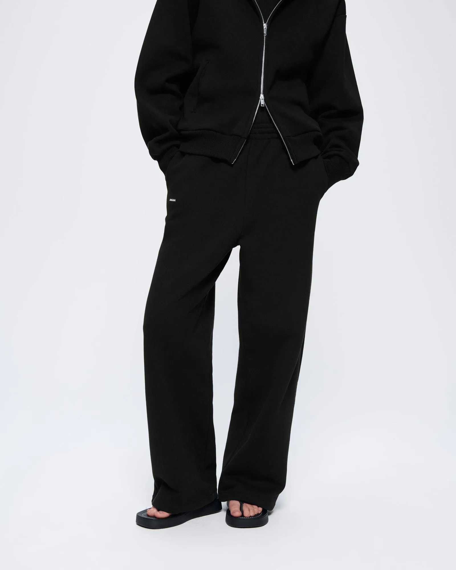 Womens 365 Heavyweight Straight Leg Track Pants—Black sold by Pangaia product image thumbnail 3