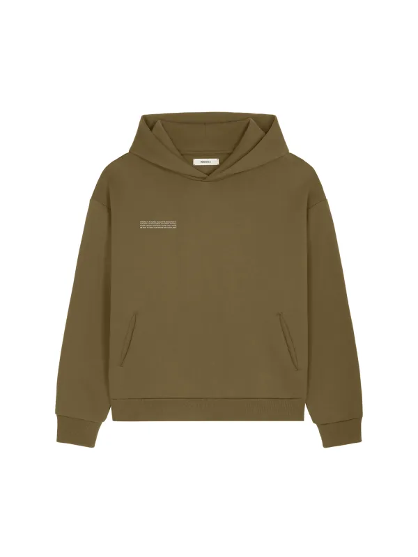 Mens 365 Heavyweight Hoodie—Soil Brown sold by Pangaia
