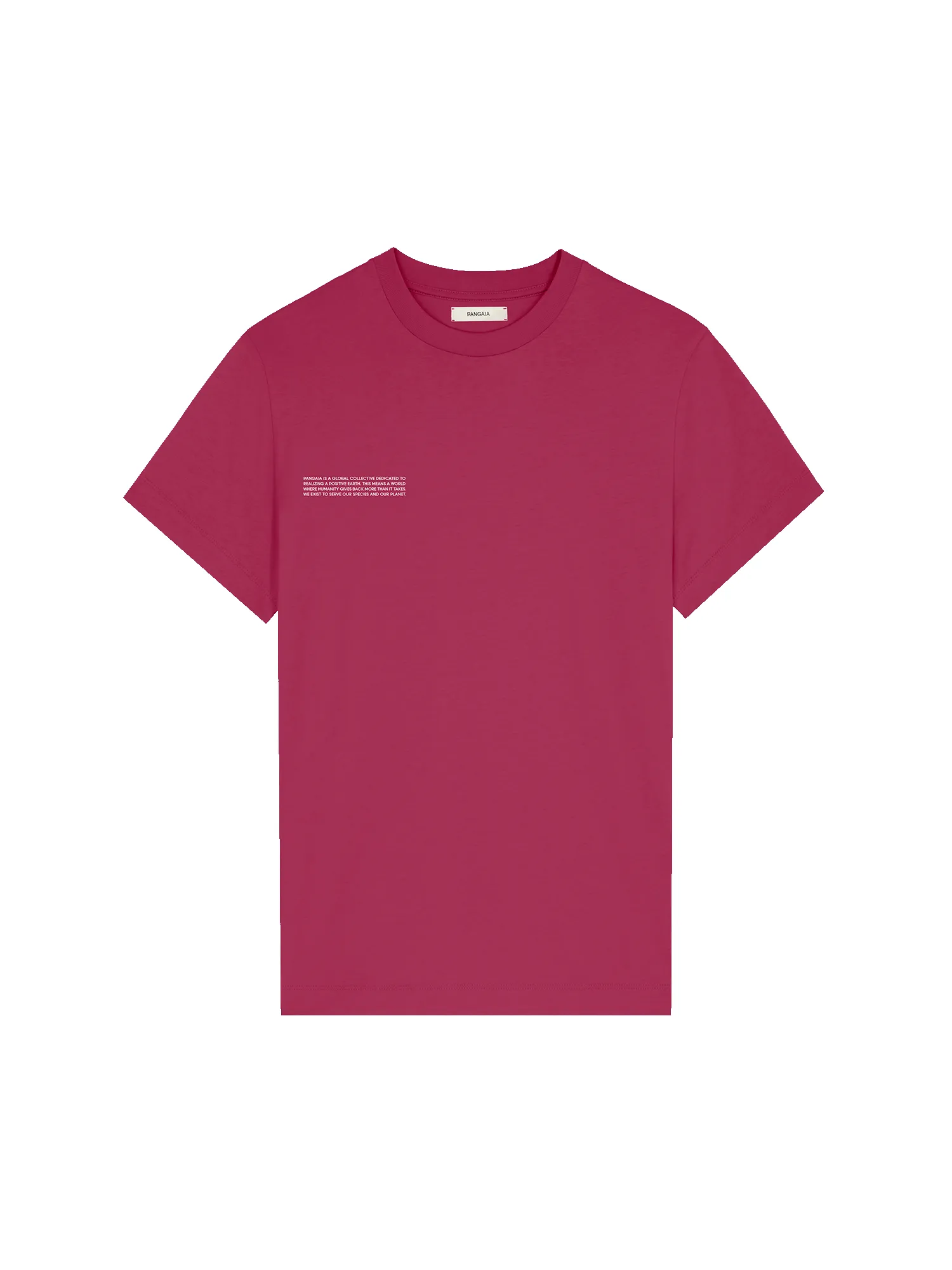 Mens 365 Midweight T-Shirt—Milkyway Maroon sold by Pangaia product image thumbnail 2