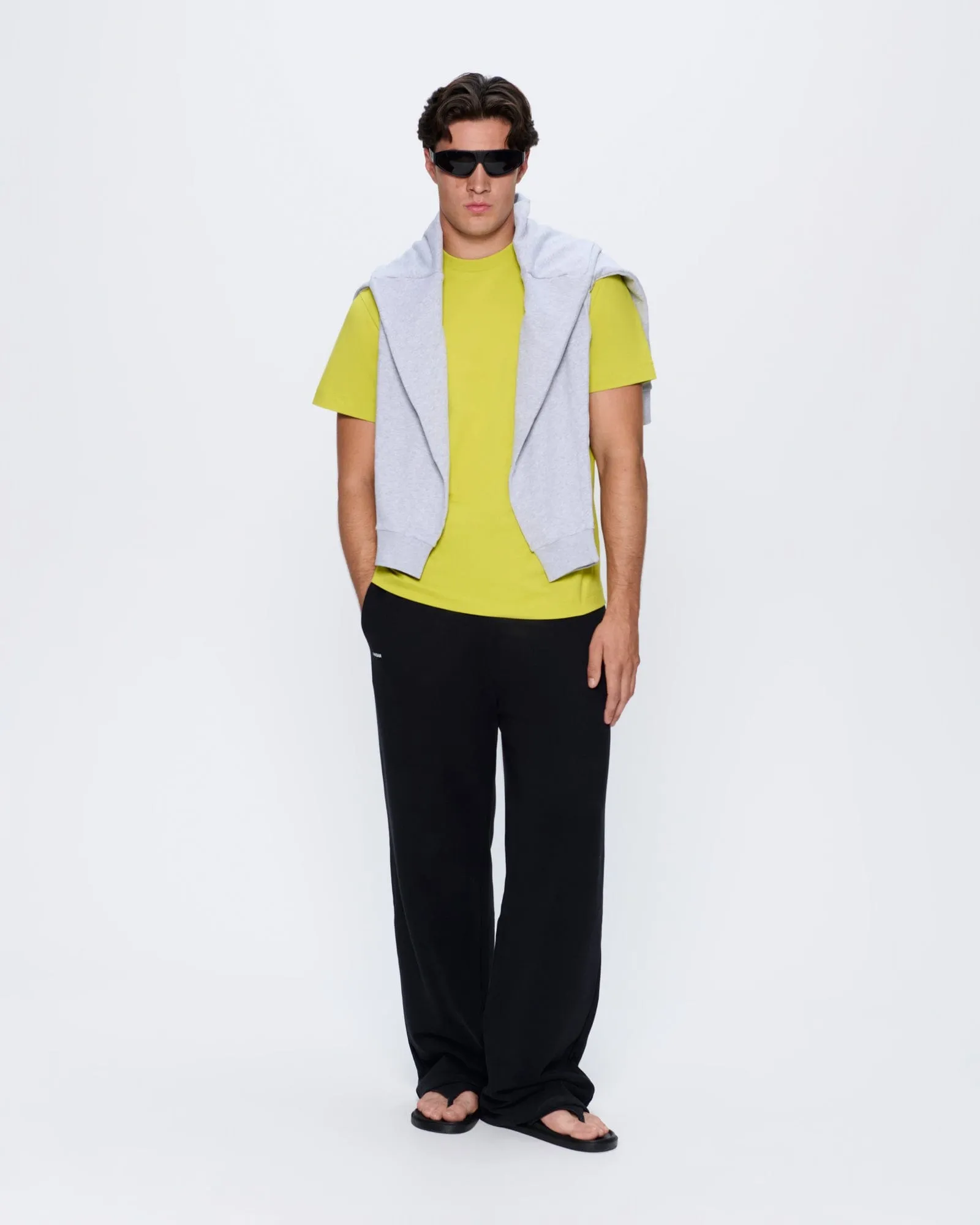 Mens 365 Midweight T-Shirt—Auroral Olive sold by Pangaia