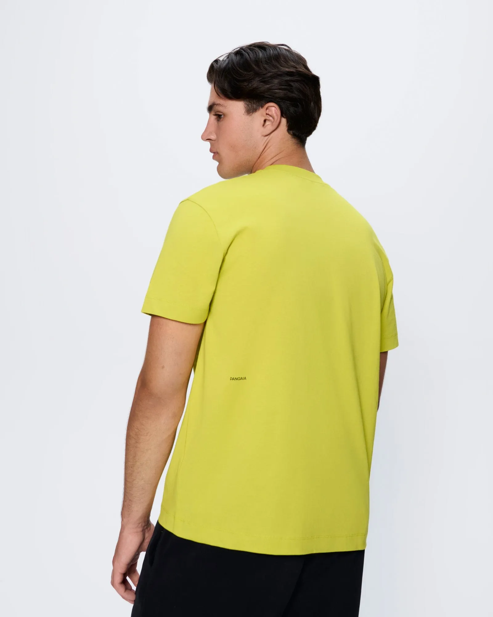 Mens 365 Midweight T-Shirt—Auroral Olive sold by Pangaia product image thumbnail 5