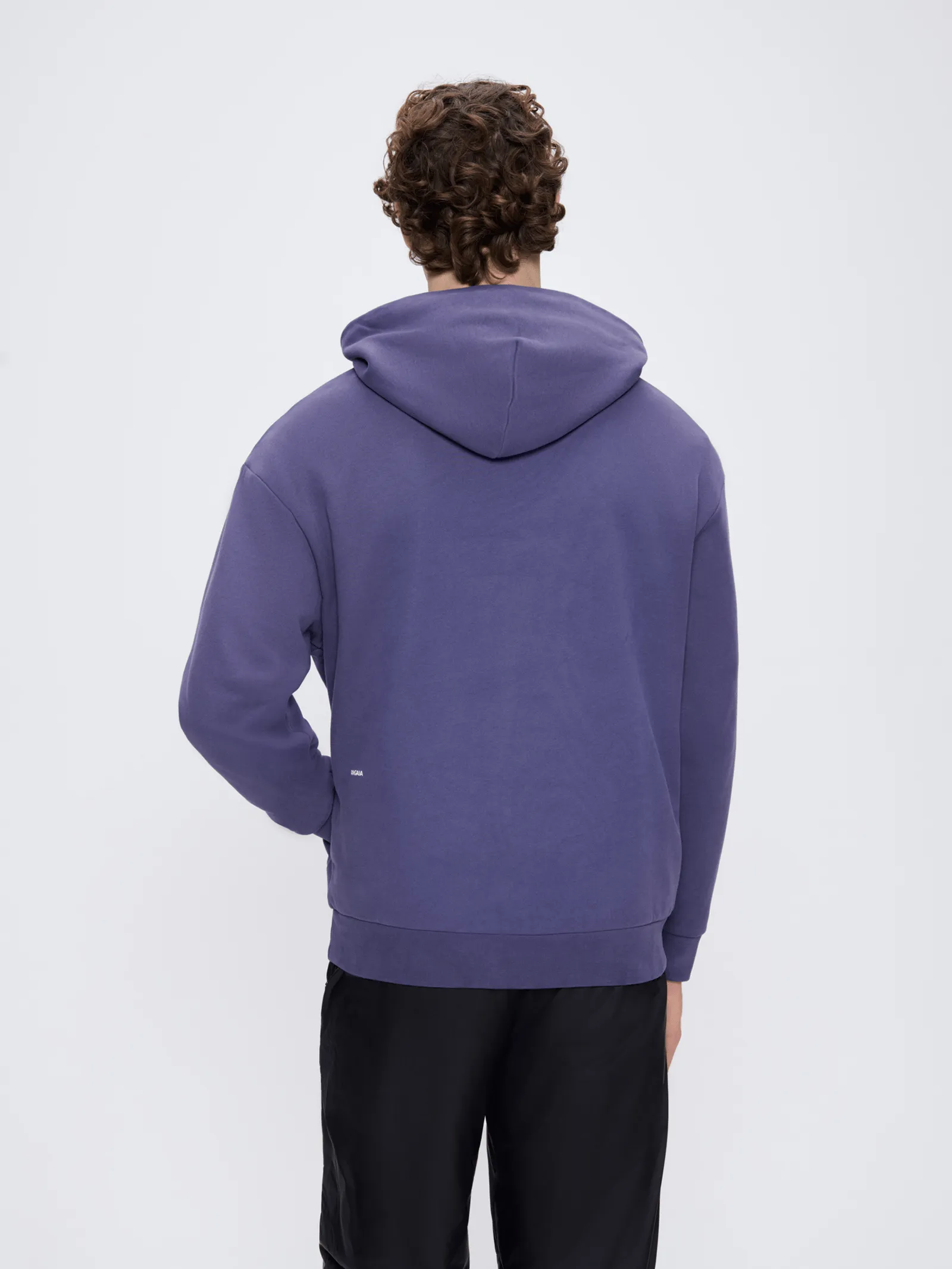 Mens 365 Midweight Hoodie—Slate Blue sold by Pangaia product image thumbnail 4