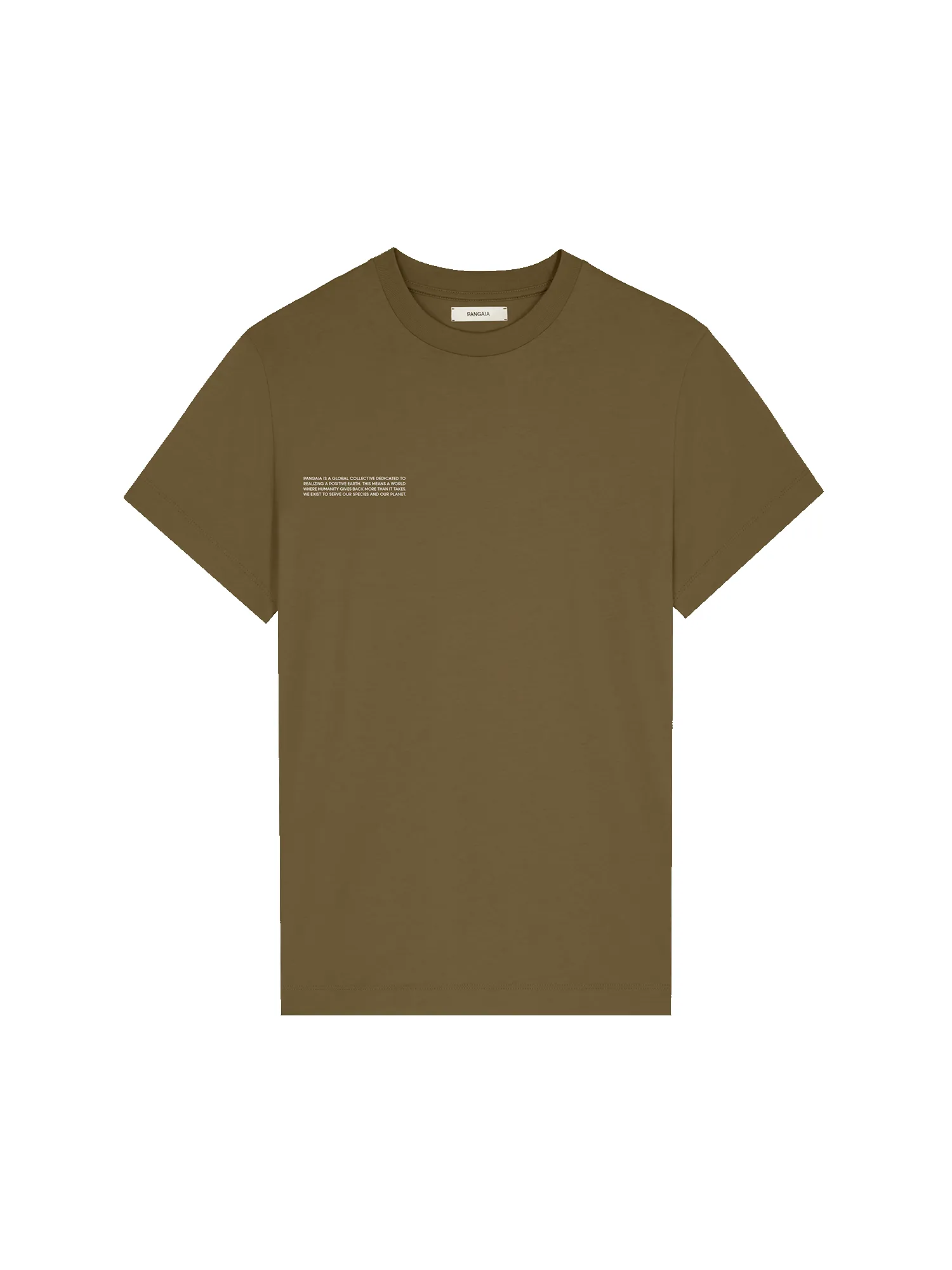 Womens 365 Midweight T-shirt—Soil Brown sold by Pangaia product image thumbnail 2