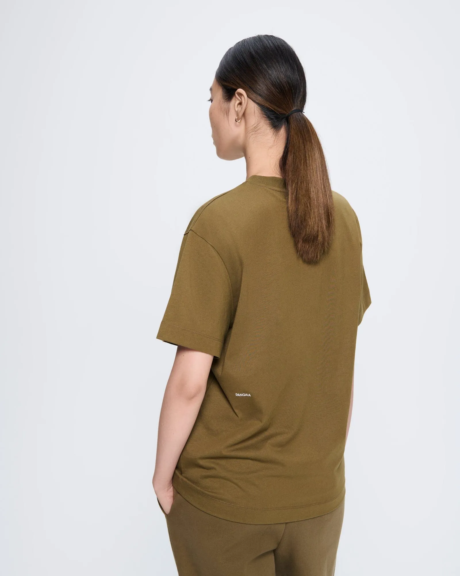 Womens 365 Midweight T-shirt—Soil Brown sold by Pangaia product image thumbnail 5
