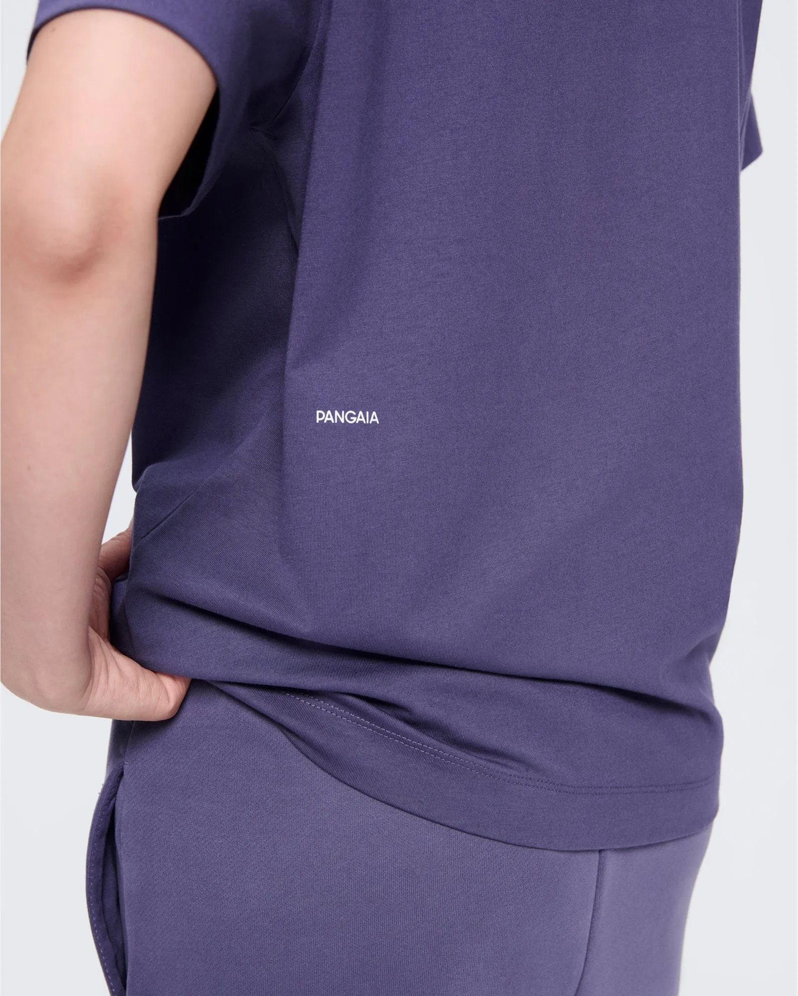 Womens 365 Midweight T-Shirt—Slate Blue sold by Pangaia product image thumbnail 4