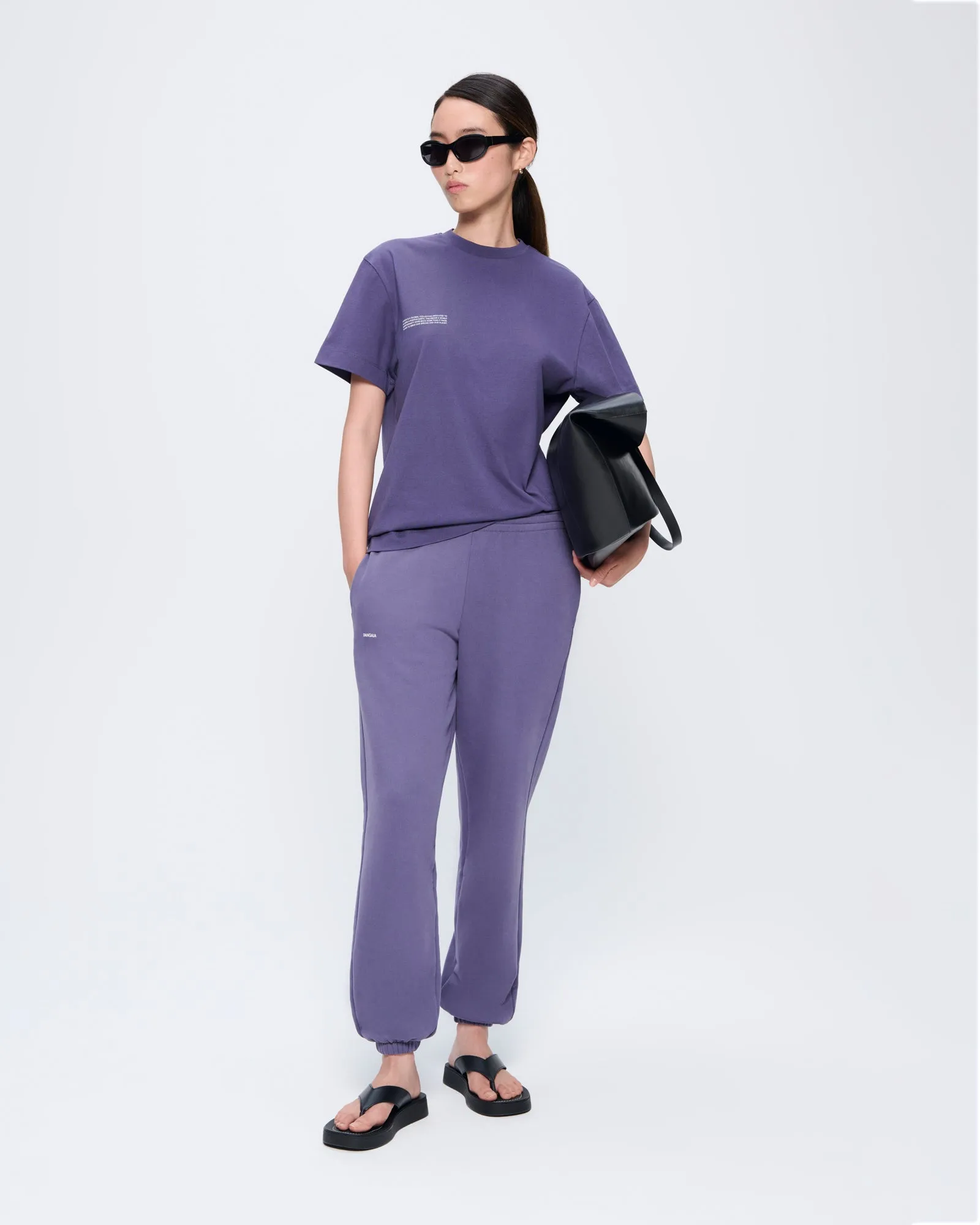 Womens 365 Midweight T-Shirt—Slate Blue sold by Pangaia product image thumbnail 3