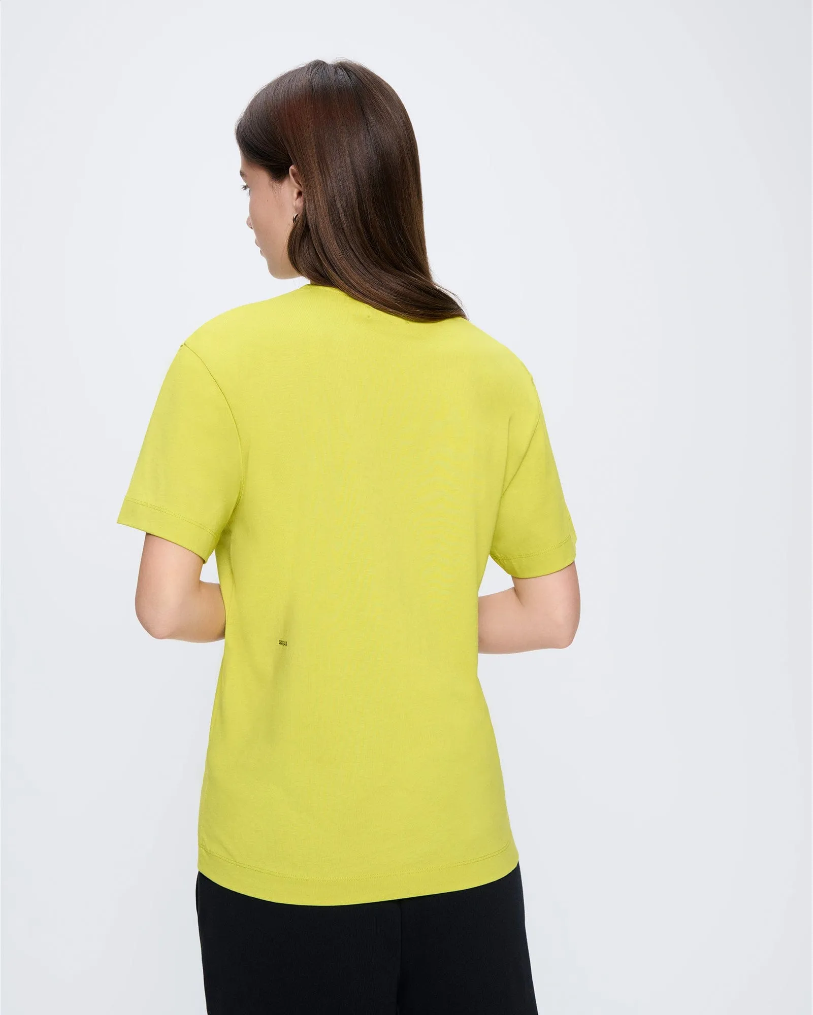 Womens 365 Midweight T-Shirt—Auroral Olive sold by Pangaia product image thumbnail 4
