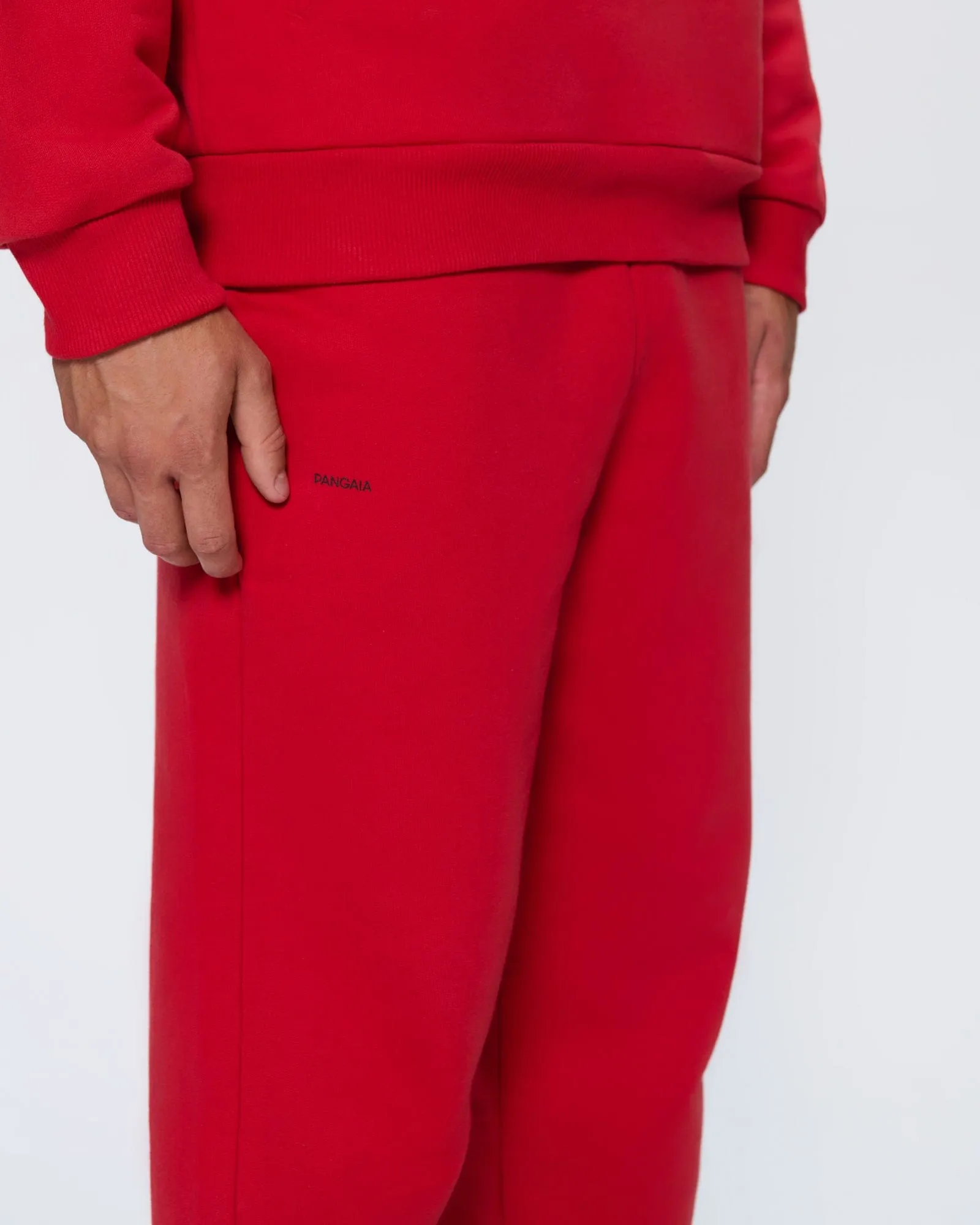 Mens 365 Heavyweight Track Pants—Goji Red sold by Pangaia product image thumbnail 4