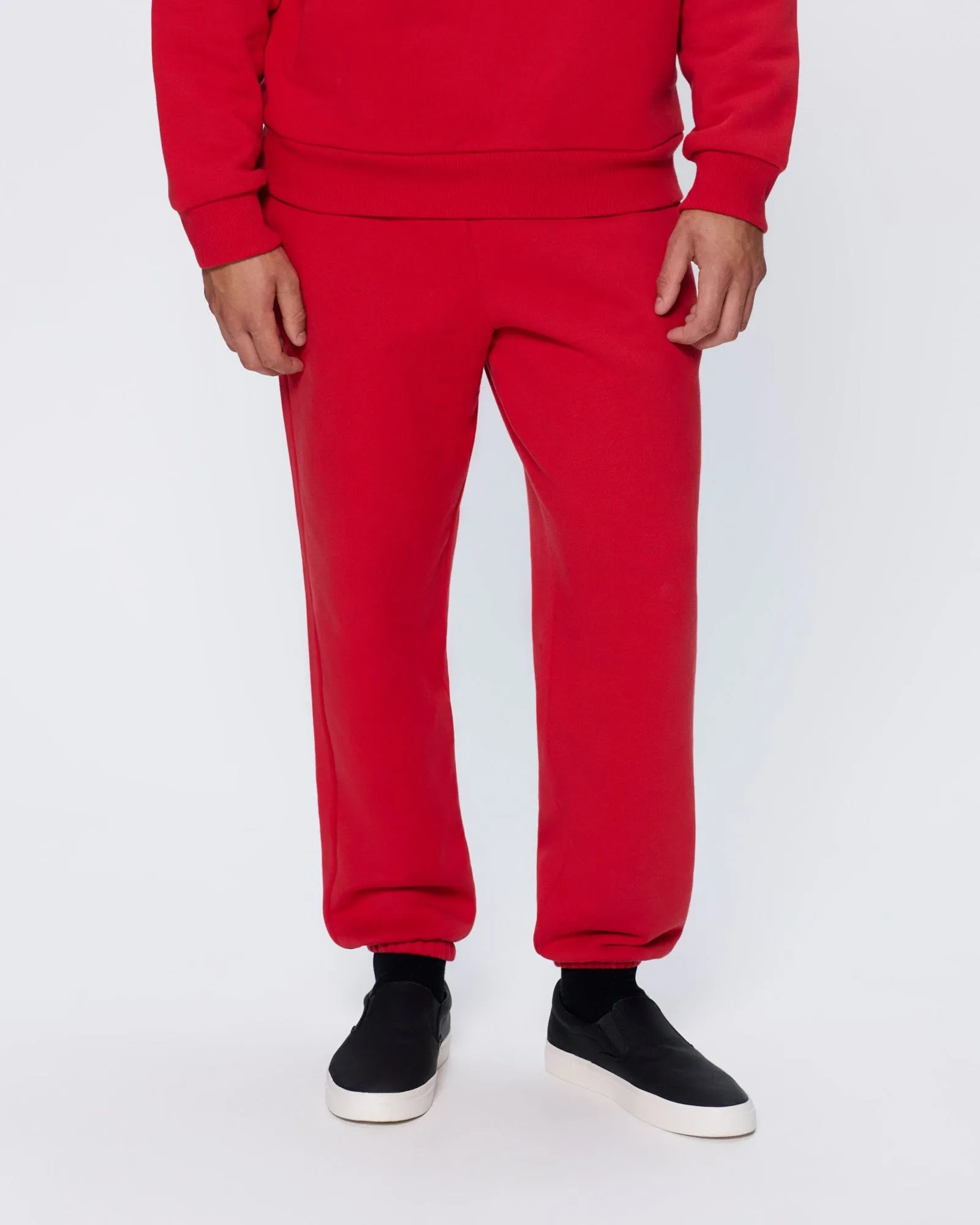 Mens 365 Heavyweight Track Pants—Goji Red sold by Pangaia product image thumbnail 3
