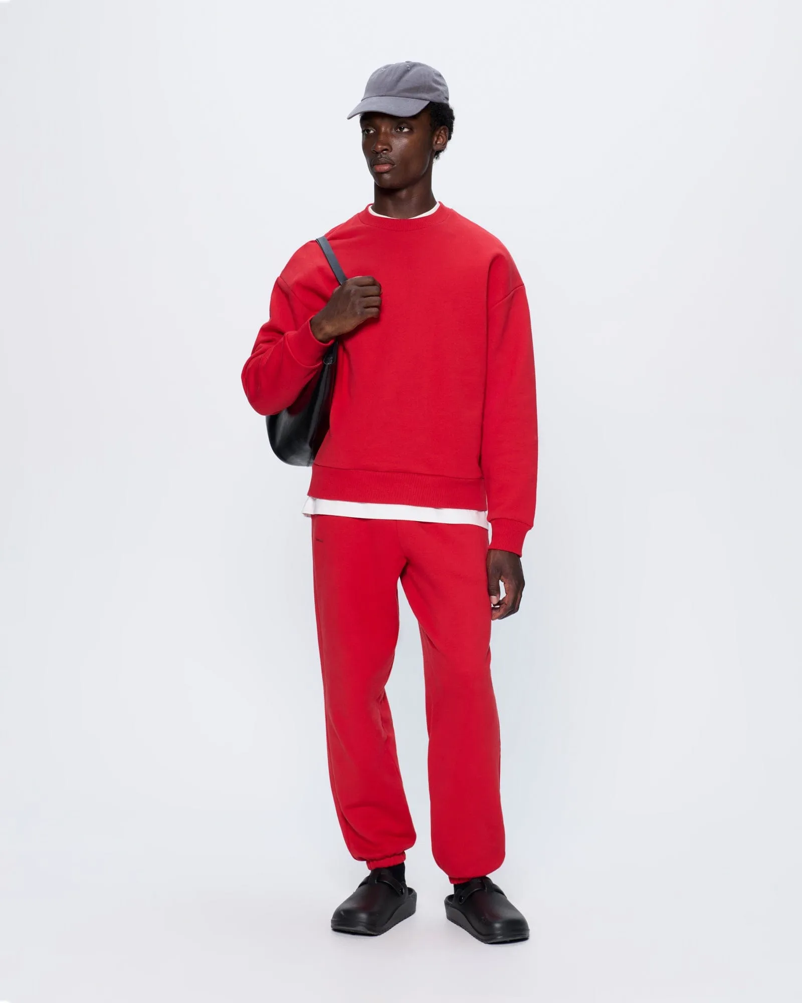 Mens 365 Heavyweight Sweatshirt—Goji Red sold by Pangaia product image thumbnail 3