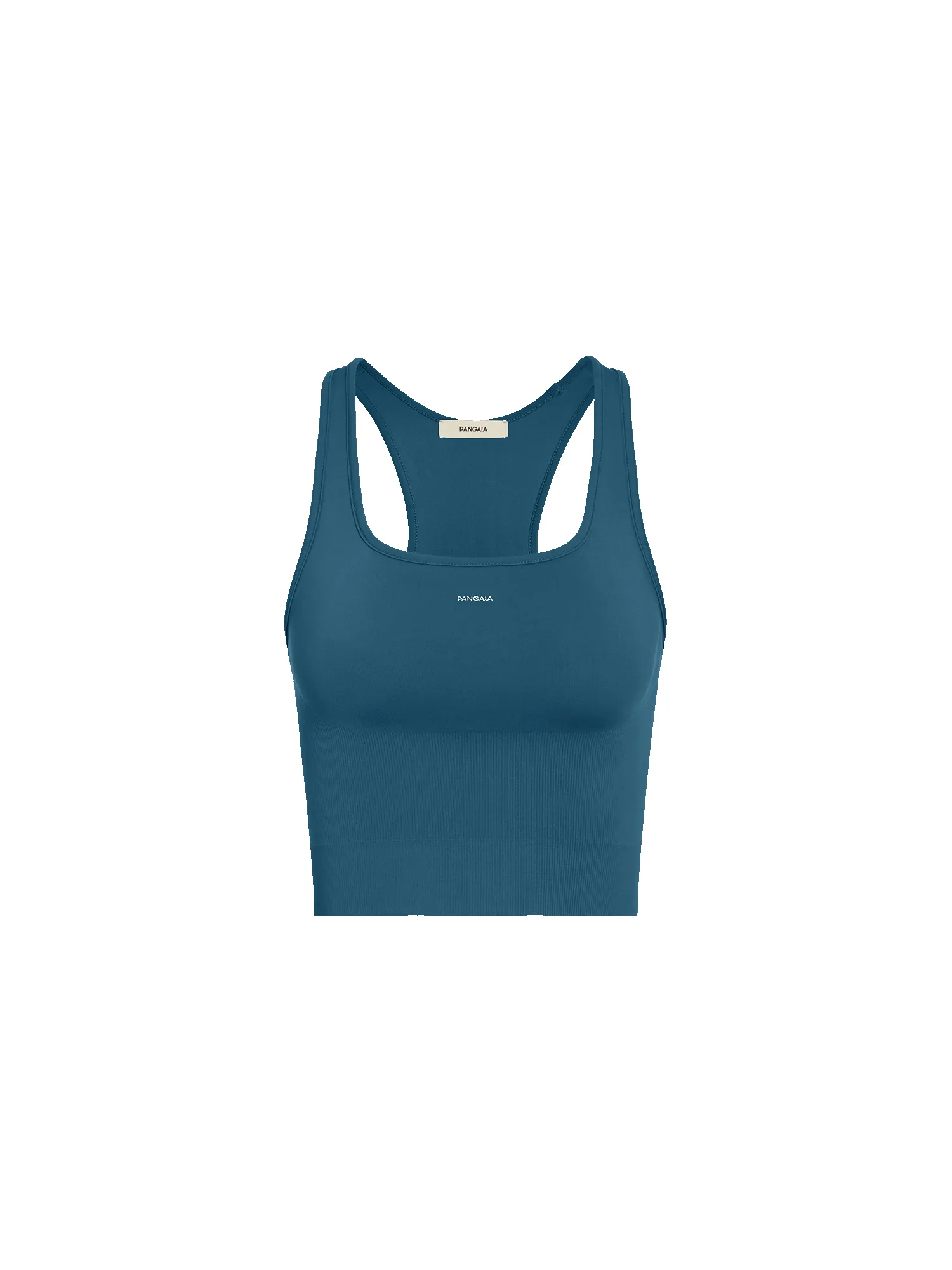 Sale Women's Plant-Stretch Compressive Ribbed Tank Top—storm blue sold by Pangaia