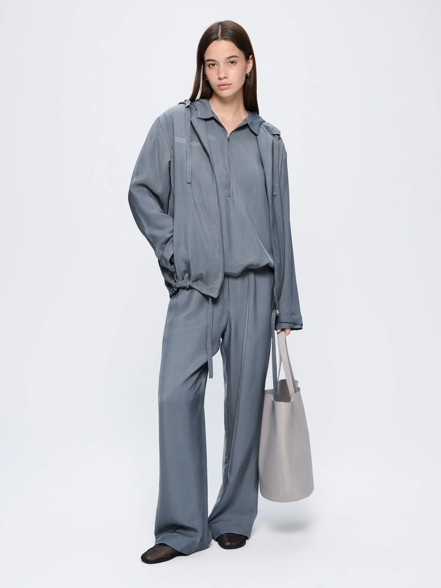 Womens AeoniQ™ Trouser— Volcanic Gray sold by Pangaia