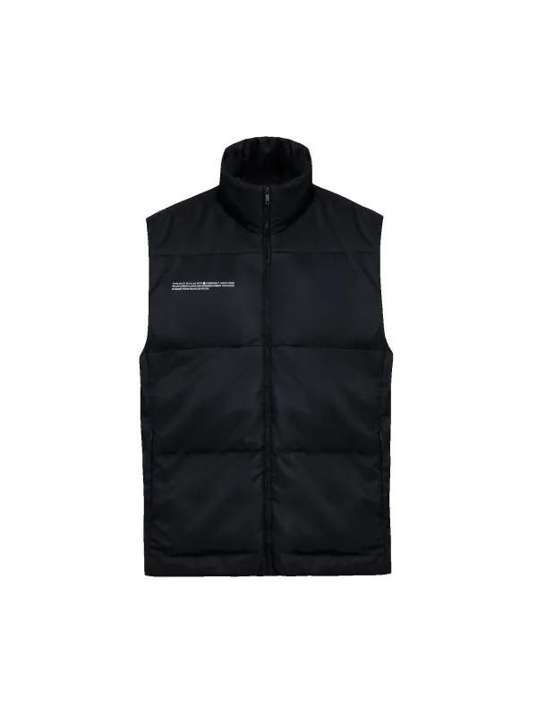 Womens FLWRDWN™ Gilet—black sold by Pangaia