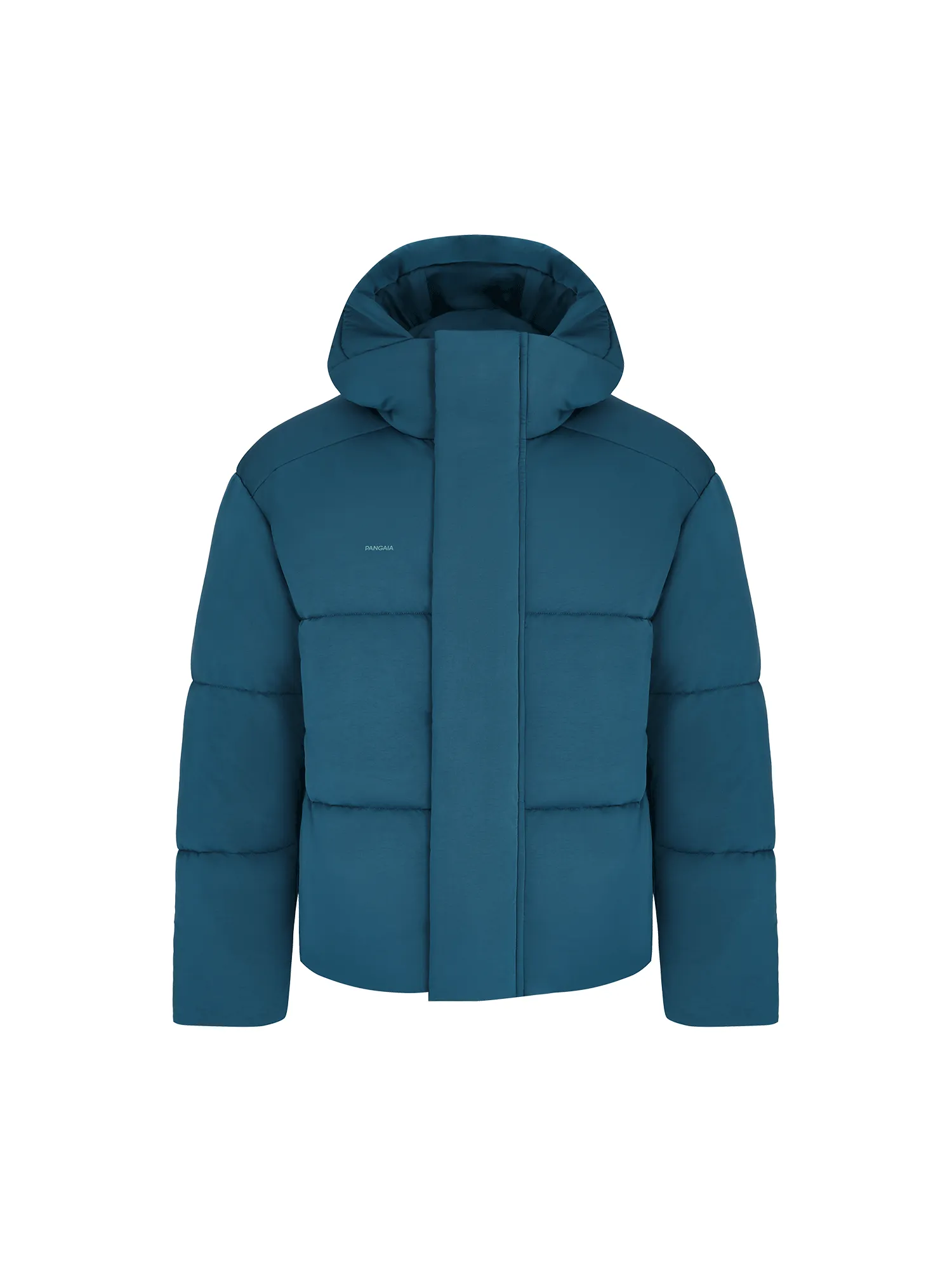 Archive Men’s Flower-Warmth Recycled Nylon Puffer—storm blue sold by Pangaia
