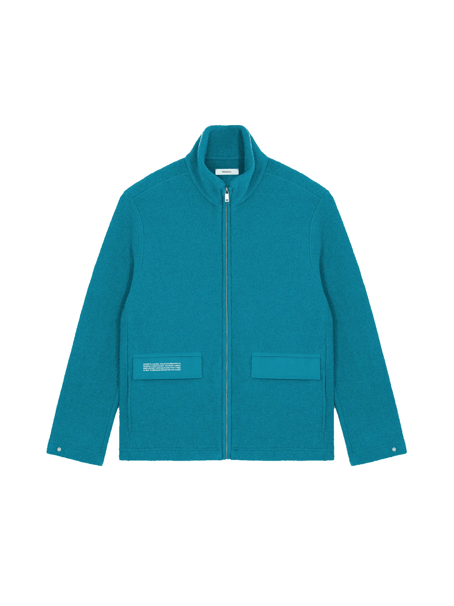 Womens DNA Utility Wool Jacket—scarab teal sold by Pangaia product image thumbnail 2
