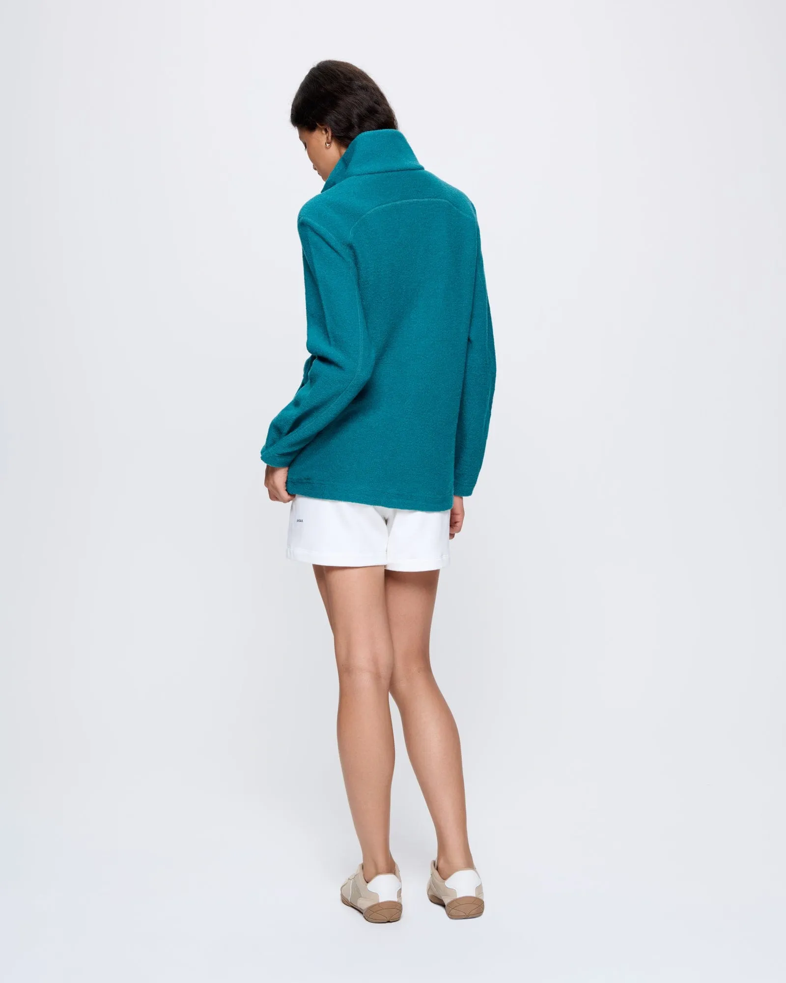 Womens DNA Utility Wool Jacket—scarab teal sold by Pangaia product image thumbnail 5