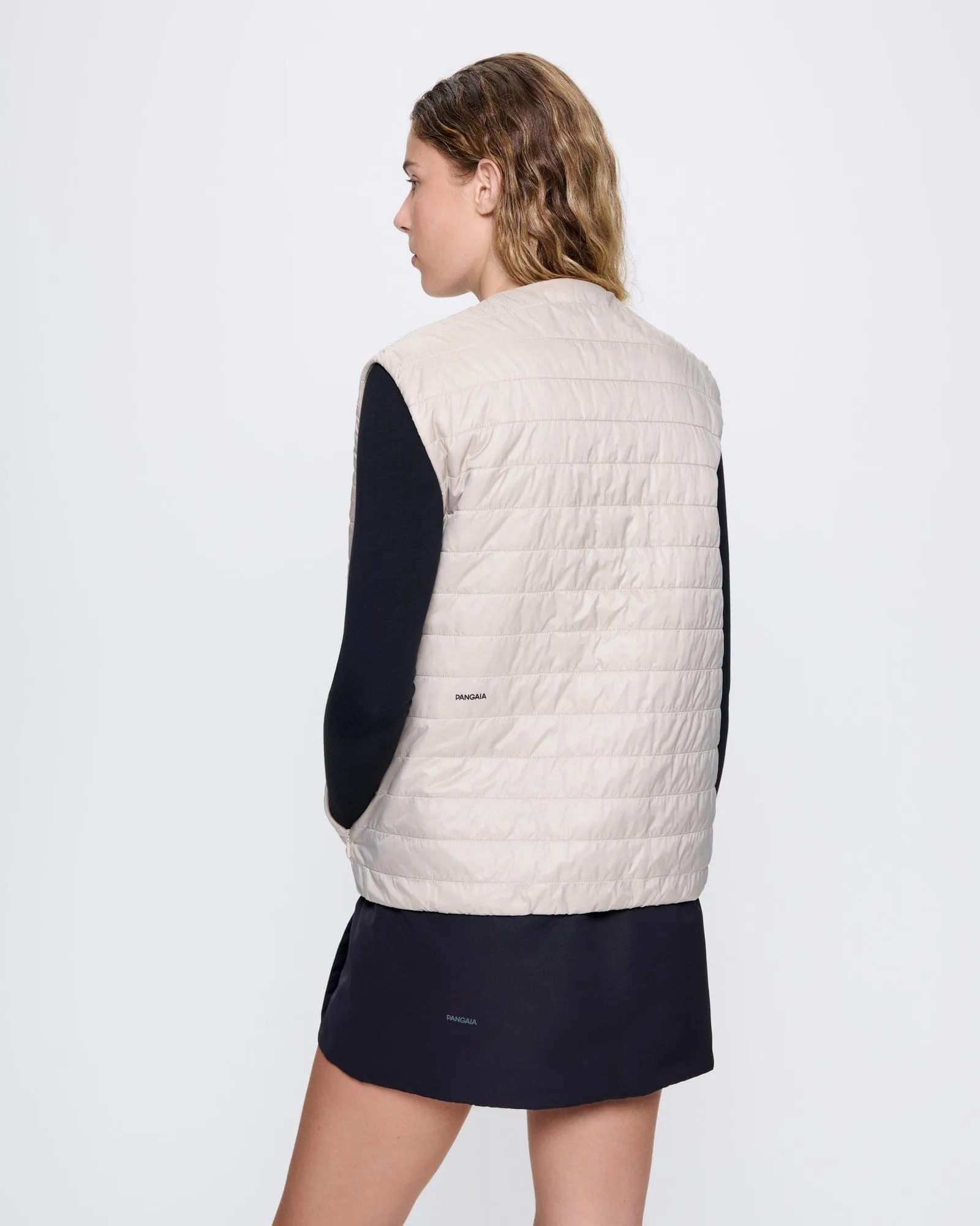 Archive Womens Flower-Warmth Lite Gilet—Wheat Beige sold by Pangaia product image thumbnail 5