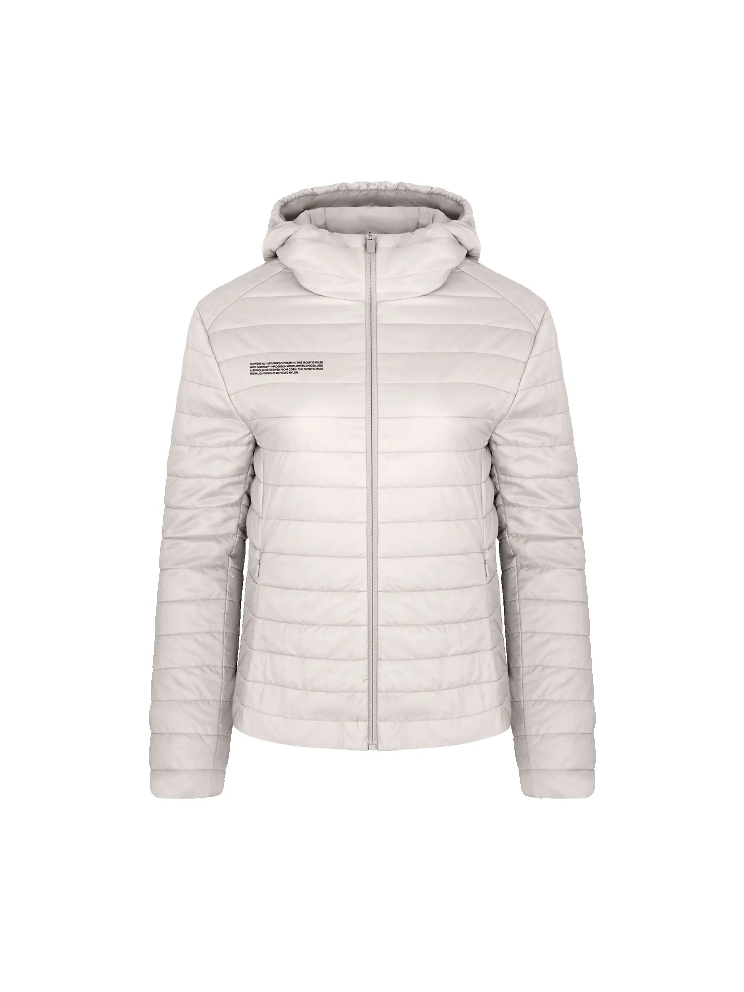 Womens Flower-Warmth Lite Jacket—Wheat Beige sold by Pangaia product image thumbnail 2