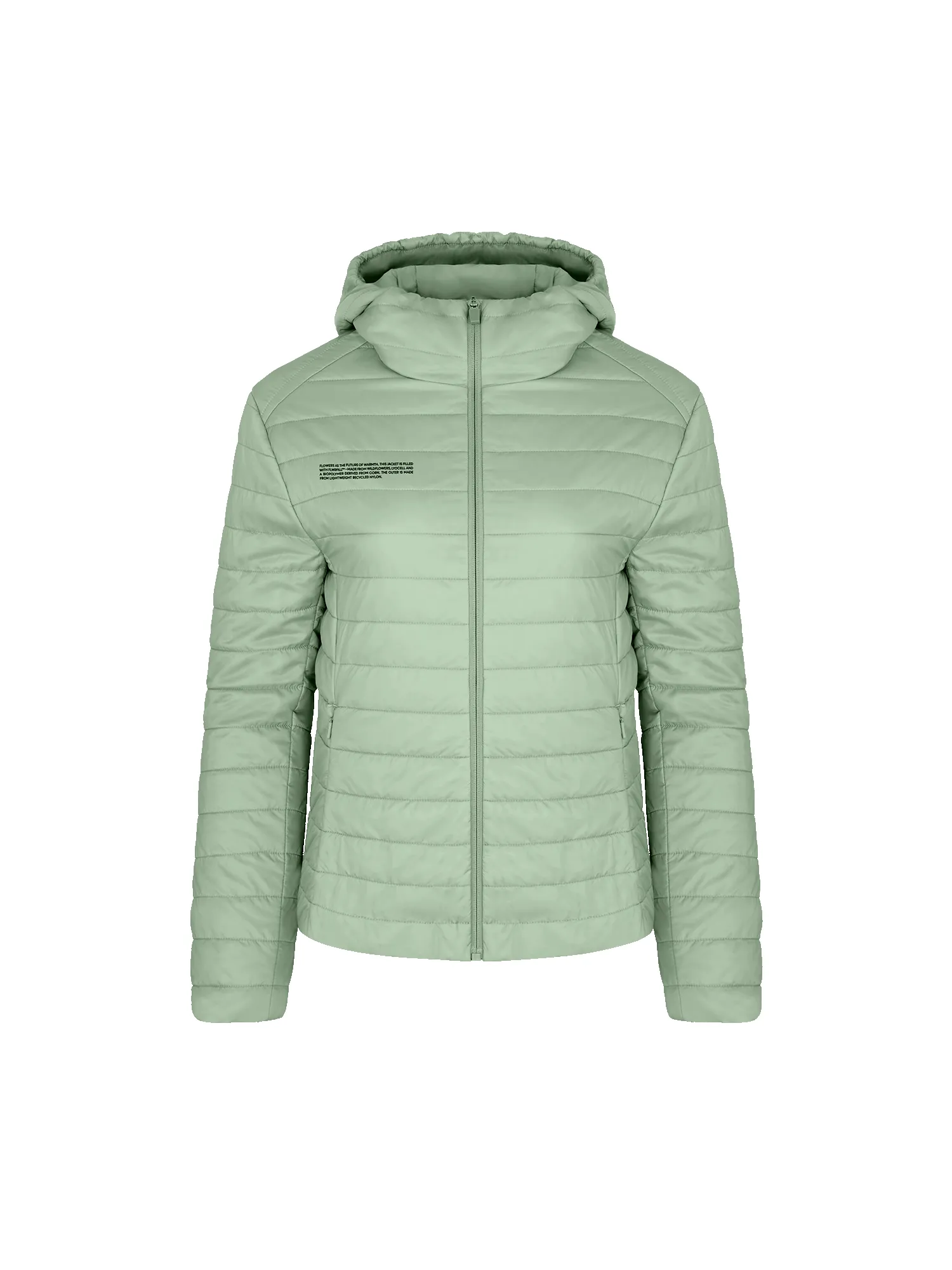 Womens Flower-Warmth Lite Jacket—Sage Green sold by Pangaia product image thumbnail 2