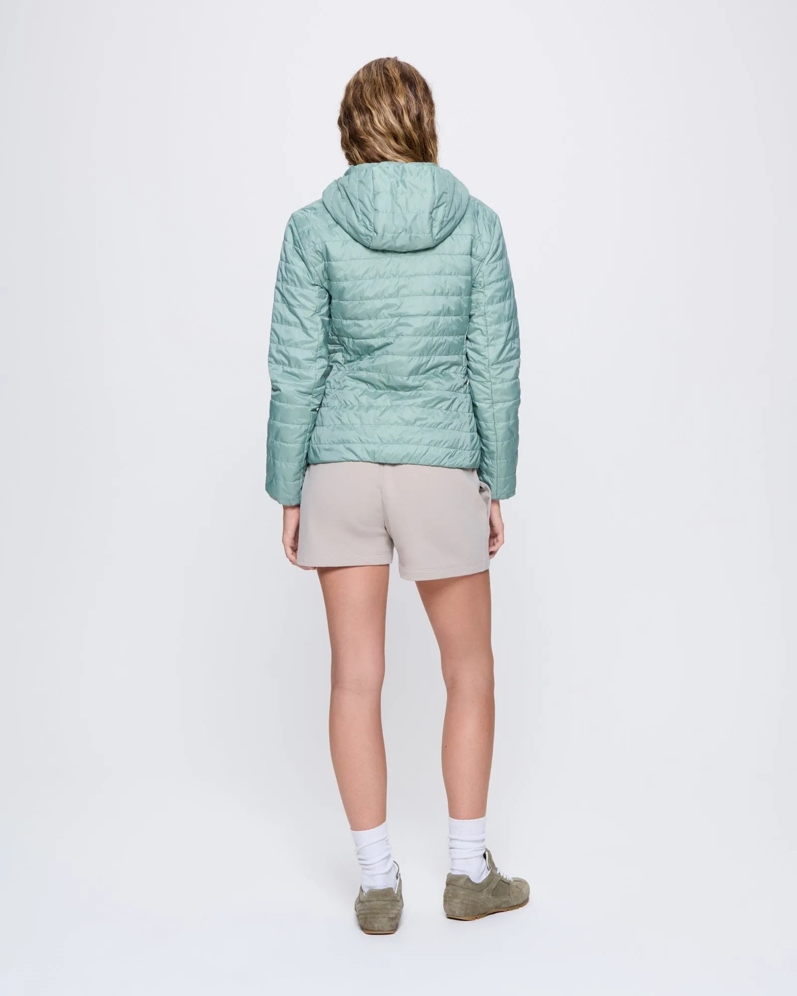 Womens Flower-Warmth Lite Jacket—Sage Green sold by Pangaia product image thumbnail 4