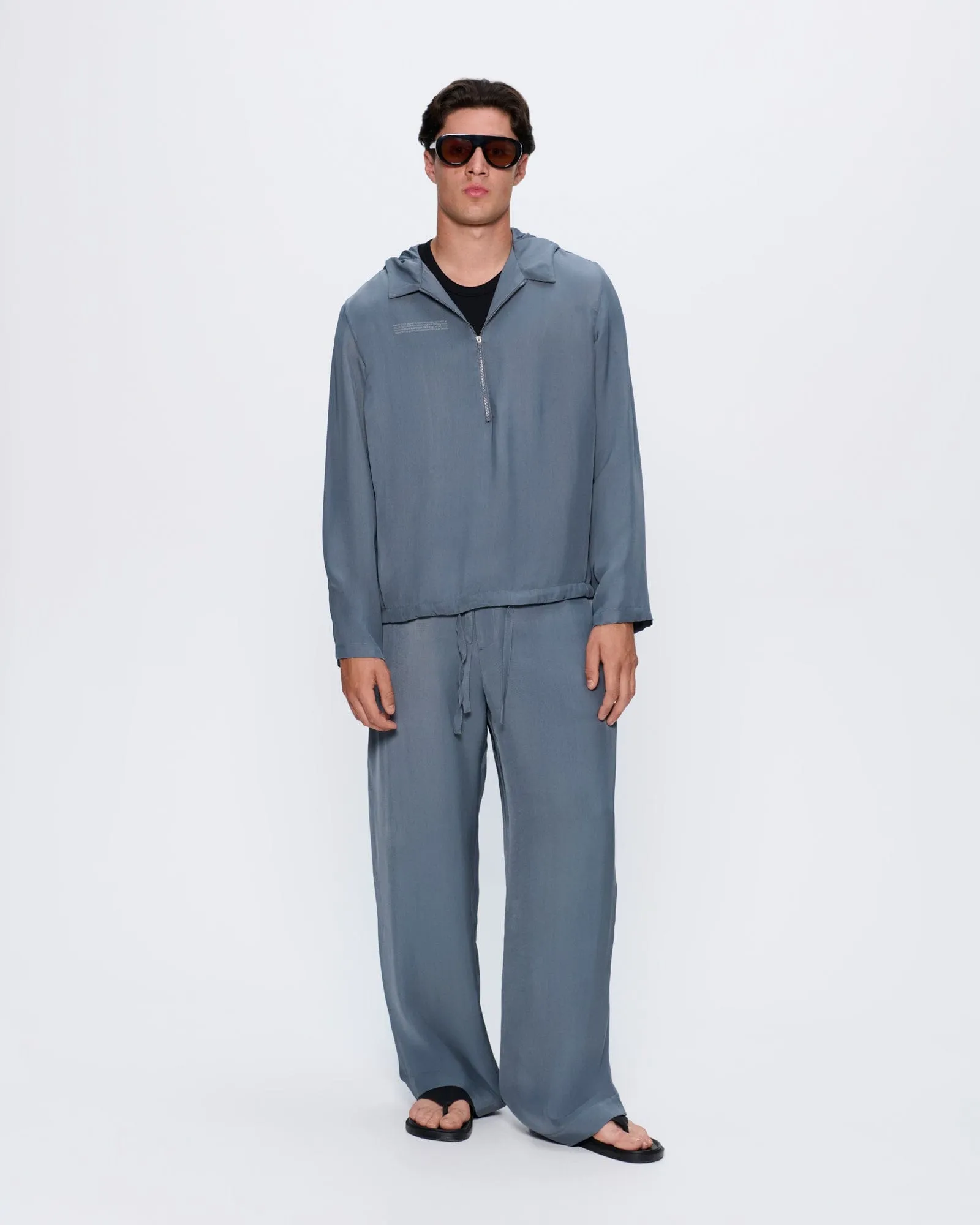 Archive Mens AeoniQ™ Half-Zip Overtop— Volcanic Gray sold by Pangaia product image thumbnail 4