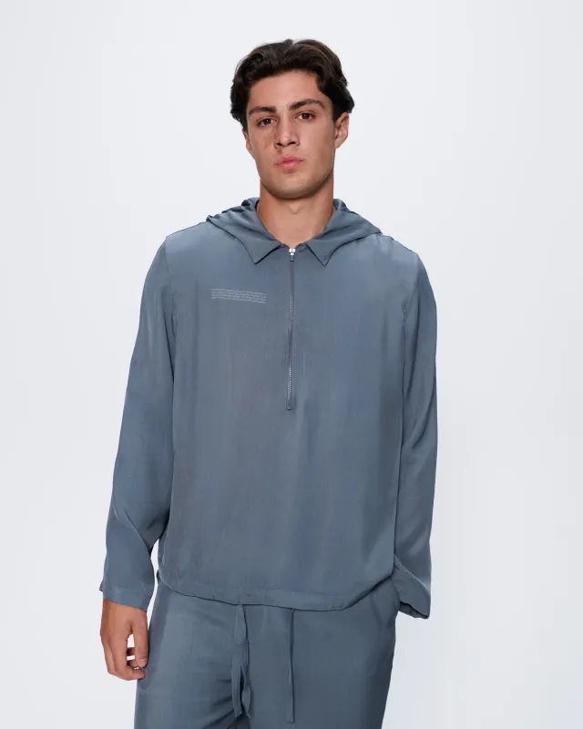 Archive Mens AeoniQ™ Half-Zip Overtop— Volcanic Gray sold by Pangaia