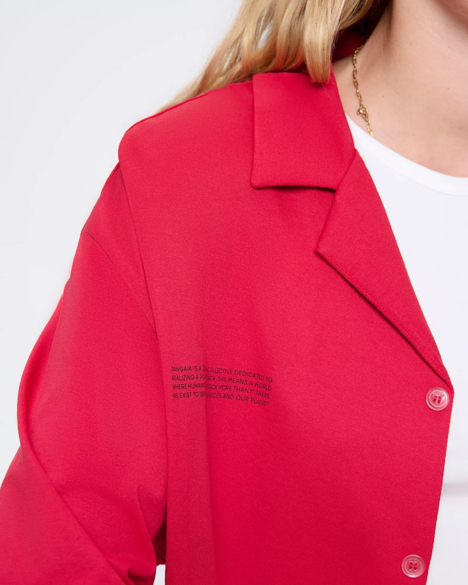 Womens 365 Lightweight Short Pyjama Shorts Set —goji red sold by Pangaia product image thumbnail 5