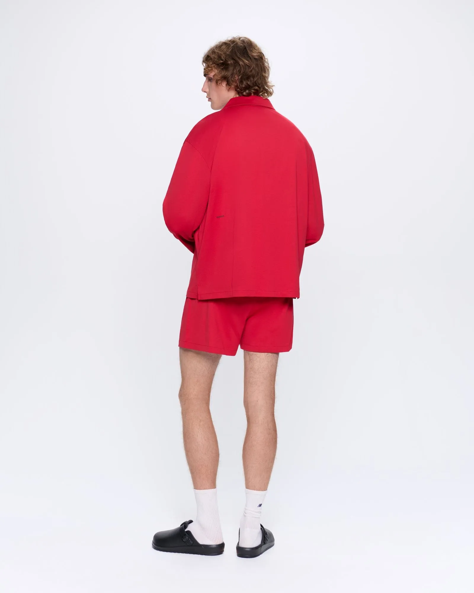 Mens 365 Lightweight Short Pyjama Shorts Set —goji red sold by Pangaia product image thumbnail 5