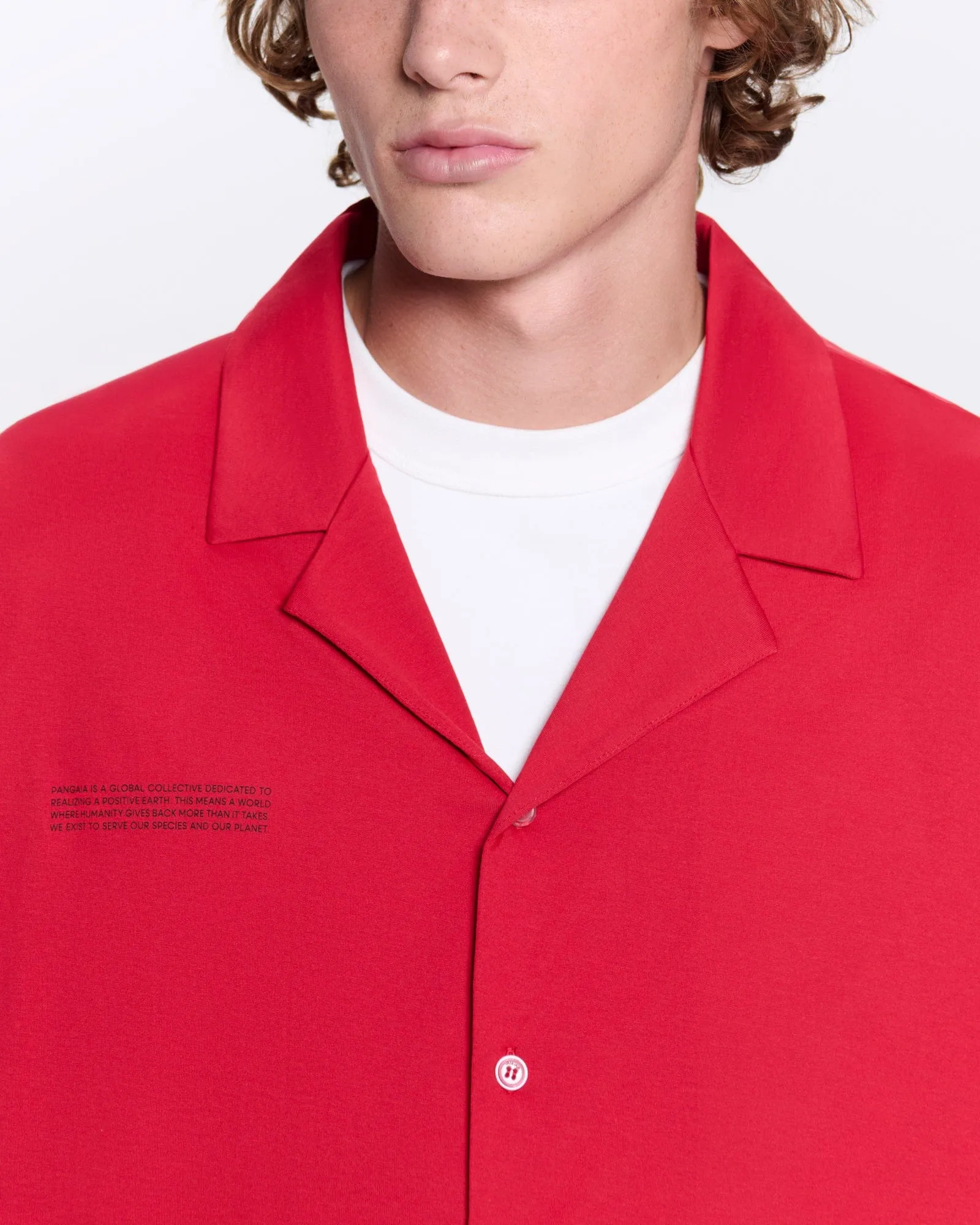 Mens 365 Lightweight Short Pyjama Shorts Set —goji red sold by Pangaia product image thumbnail 4