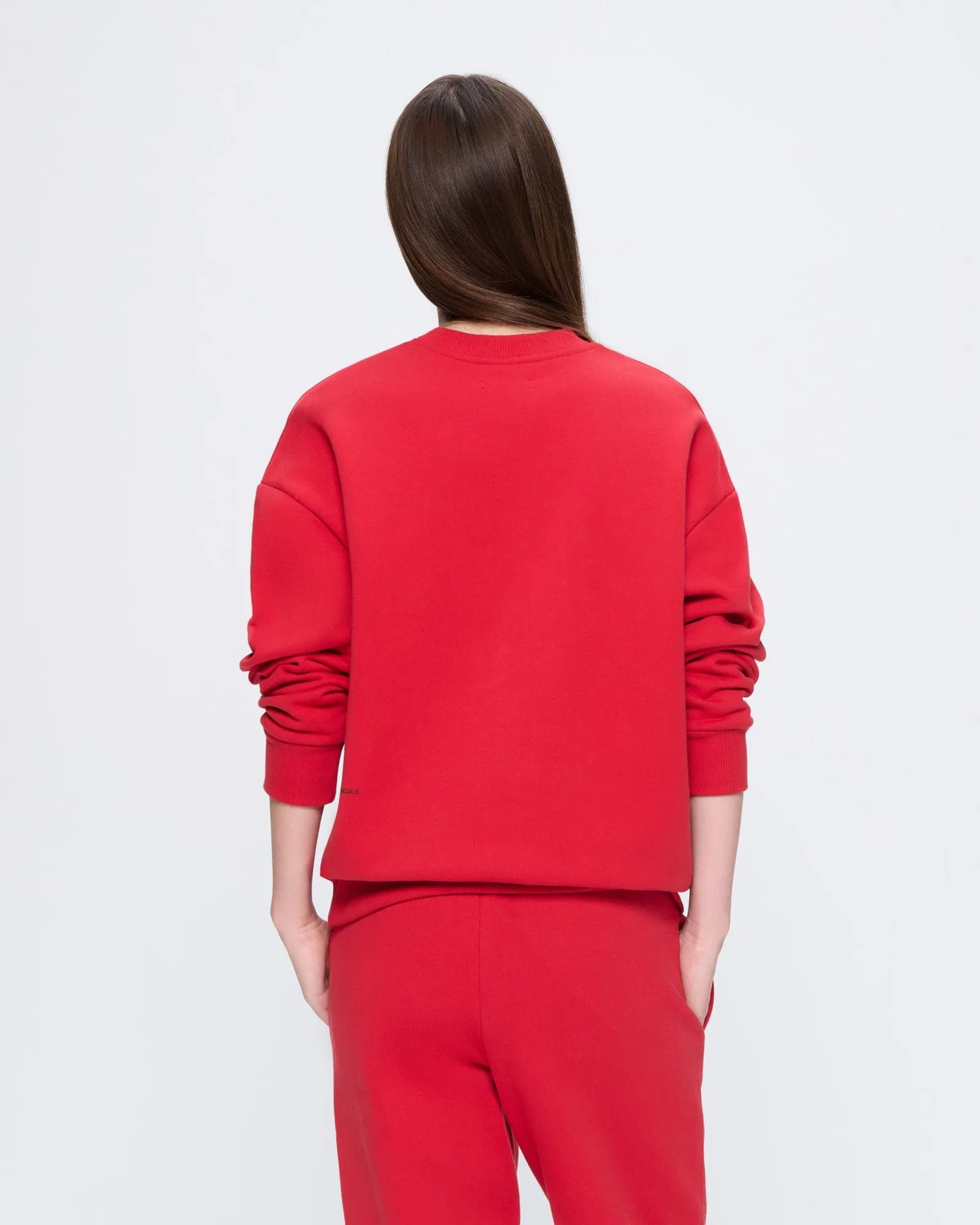 Womens 365 Heavyweight Sweatshirt—Goji Red sold by Pangaia product image thumbnail 5