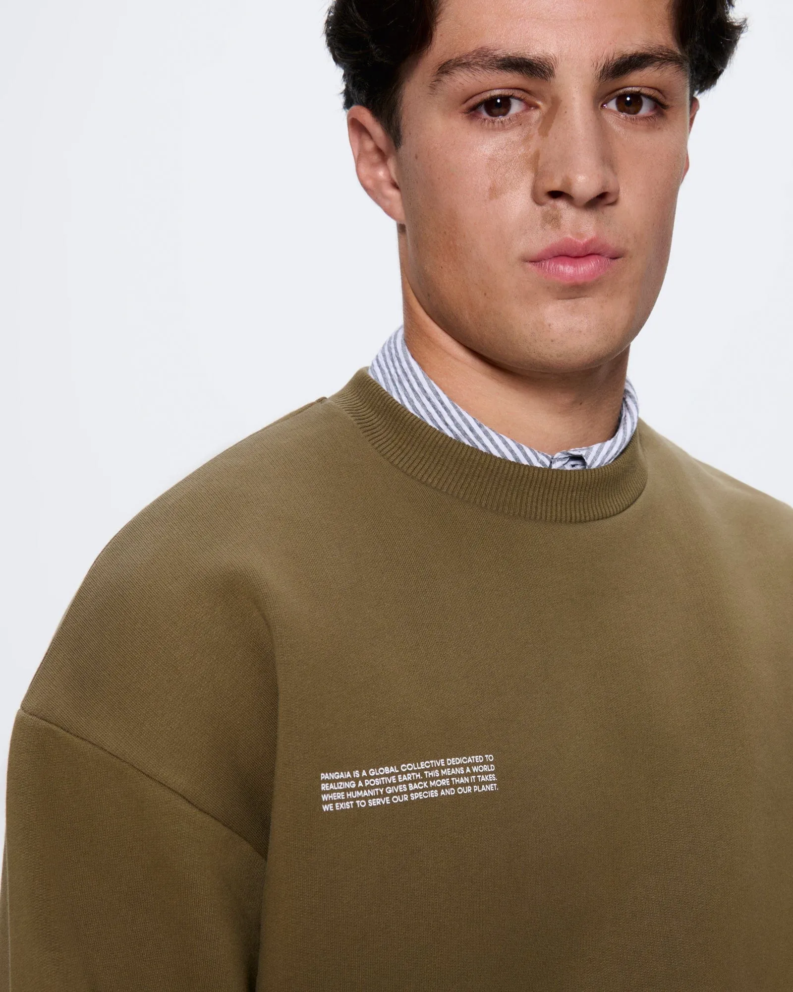Mens 365 Heavyweight Sweatshirt—Soil Brown sold by Pangaia product image thumbnail 4