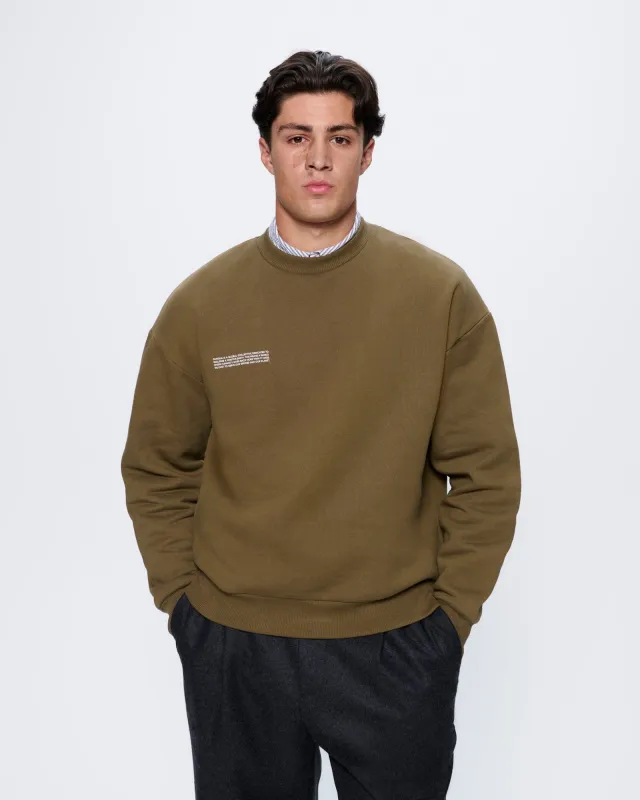 Mens 365 Heavyweight Sweatshirt—Soil Brown sold by Pangaia