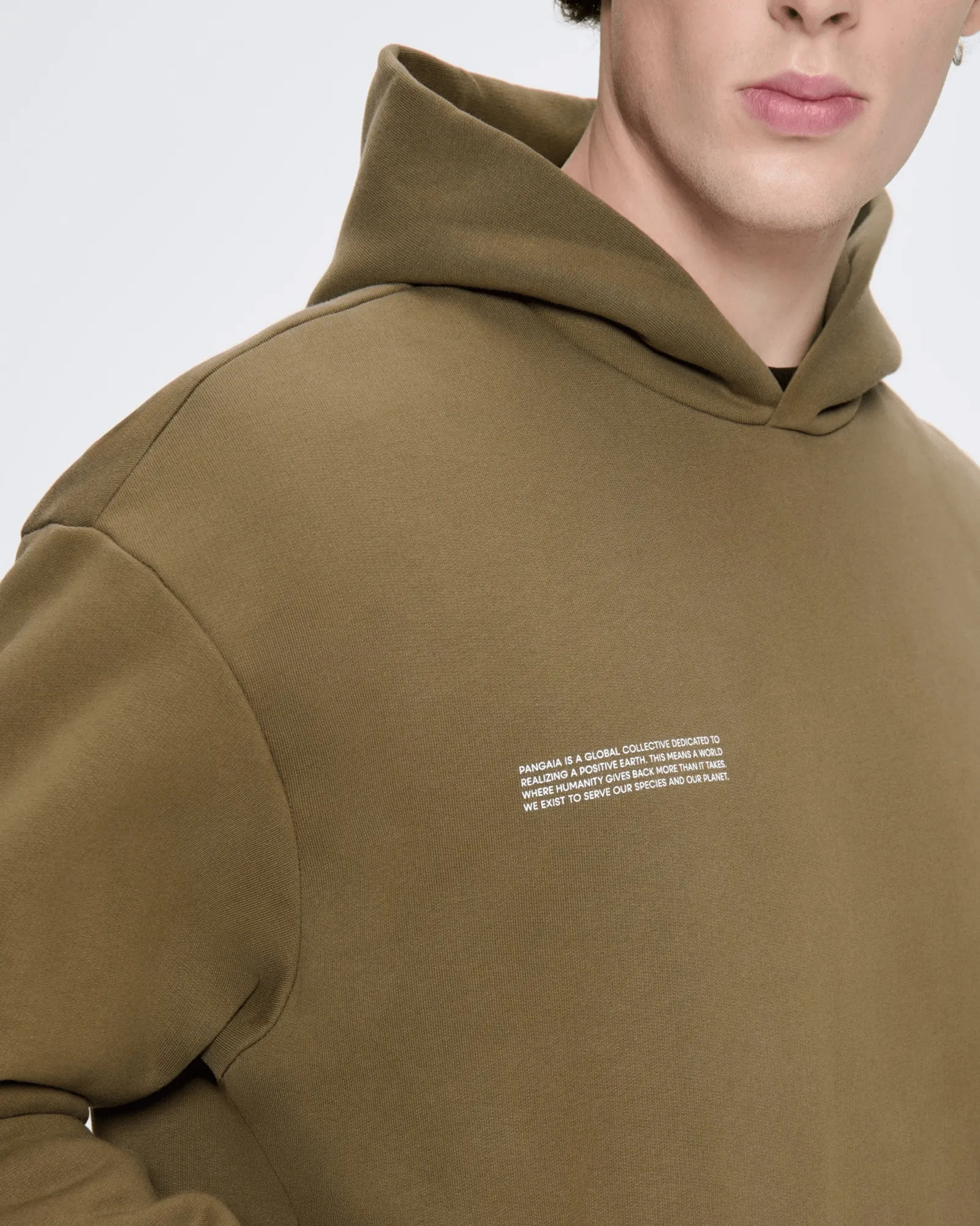 Mens 365 Heavyweight Hoodie—Soil Brown sold by Pangaia product image thumbnail 4
