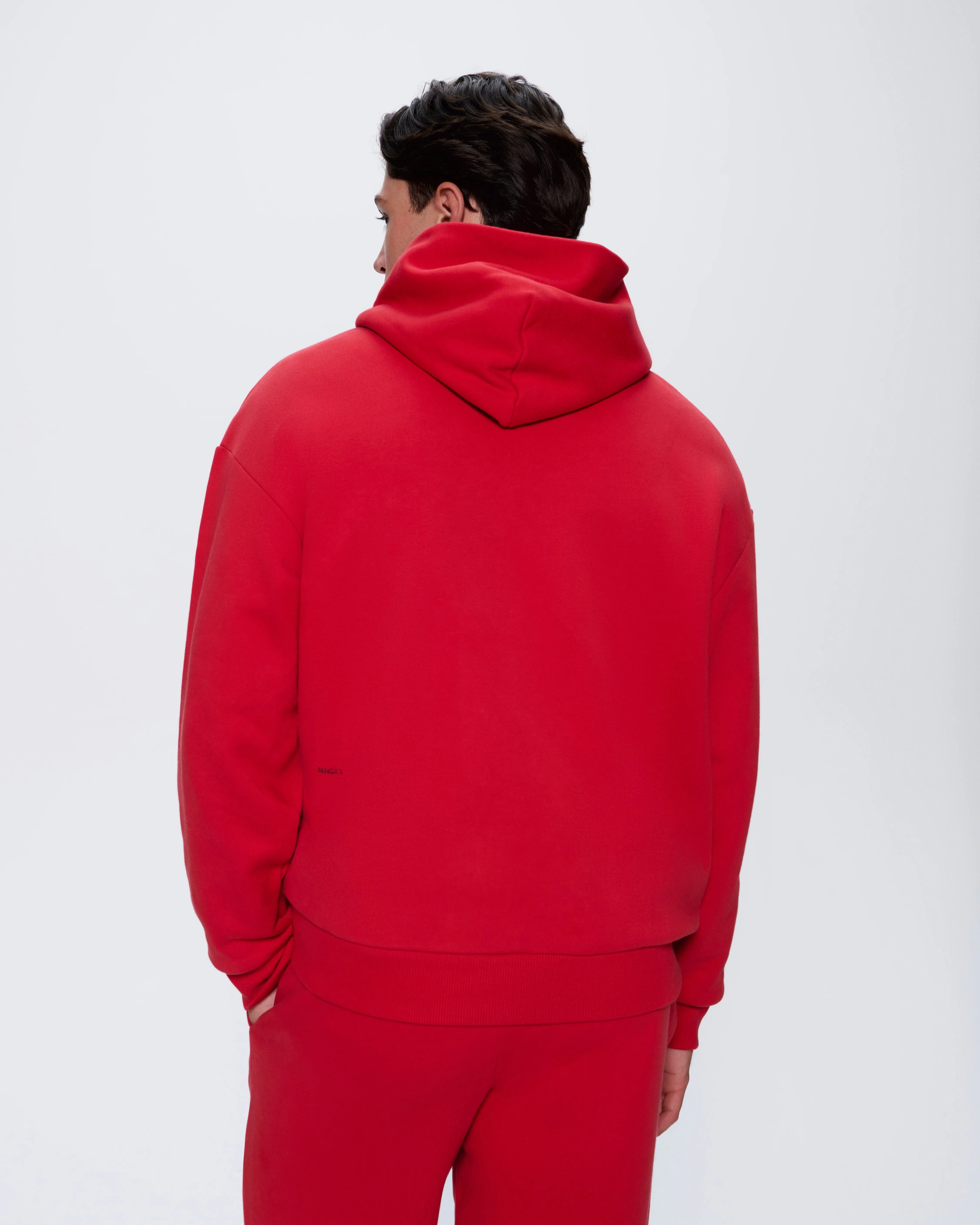 Mens 365 Heavyweight Hoodie—Goji Red sold by Pangaia product image thumbnail 5