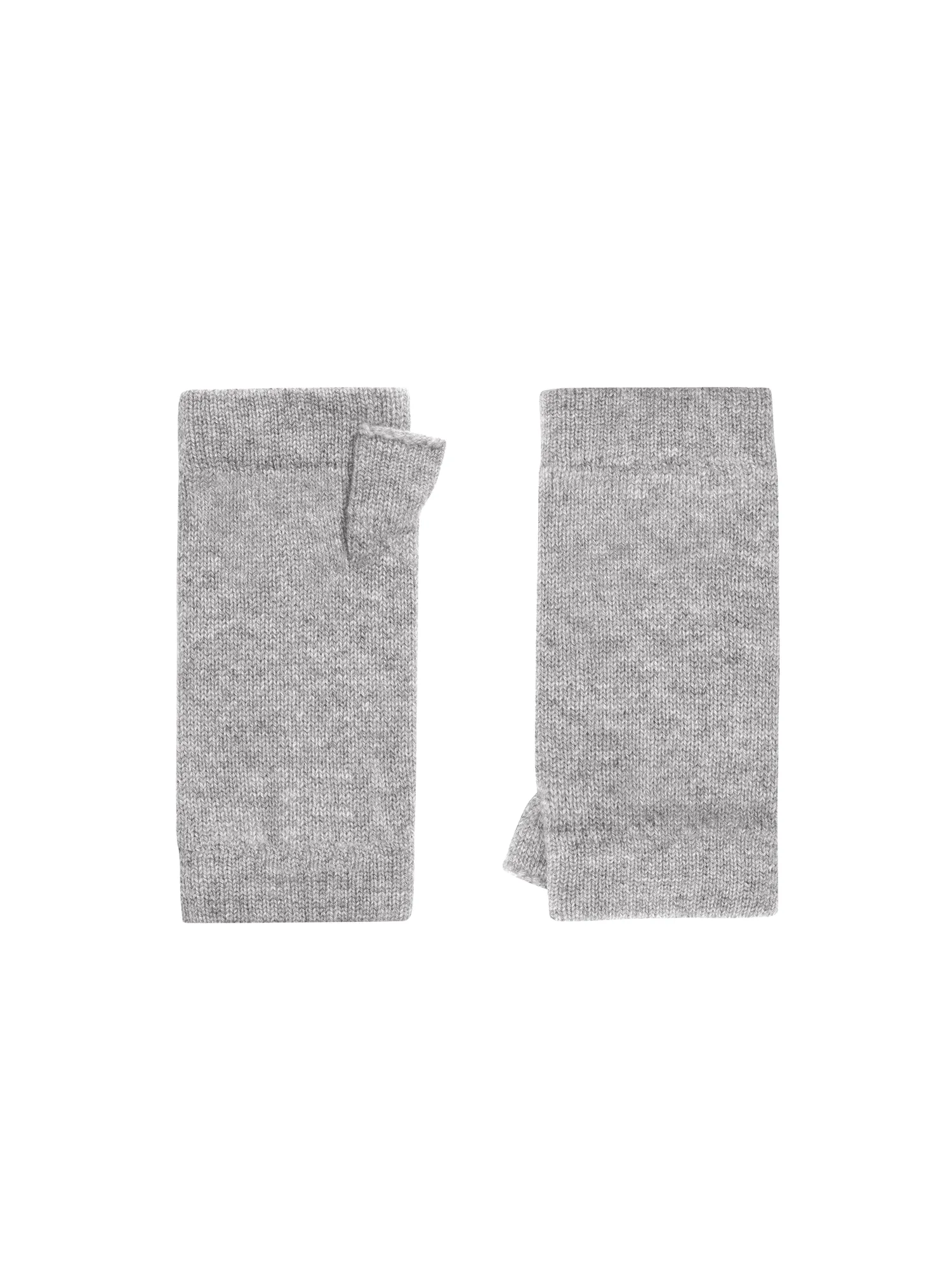 Cashmere Wrist Warmer—grey marl sold by Pangaia