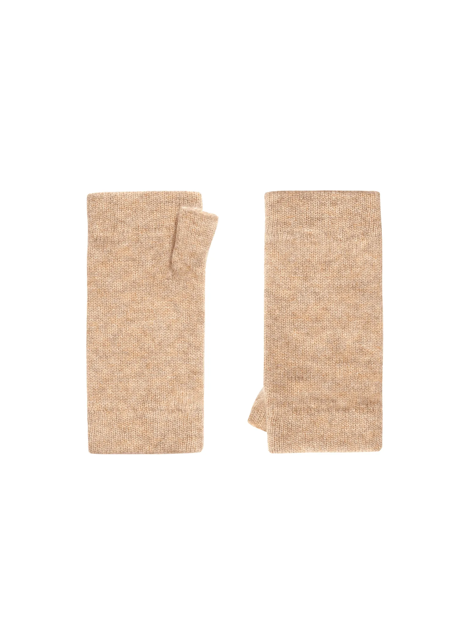 Cashmere Wrist Warmer—oatmeal sold by Pangaia