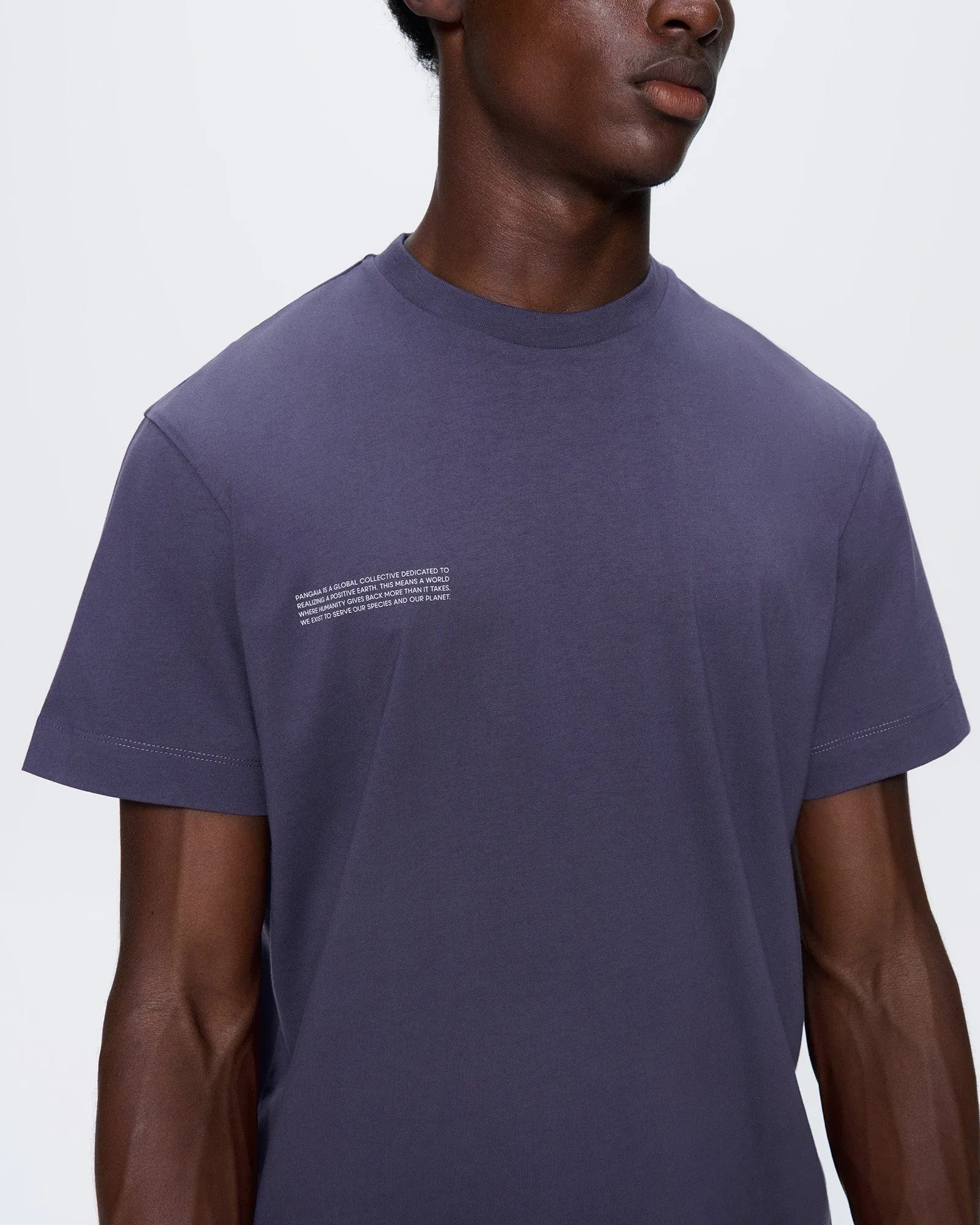 Mens 365 Midweight T-Shirt—Slate Blue sold by Pangaia product image thumbnail 4