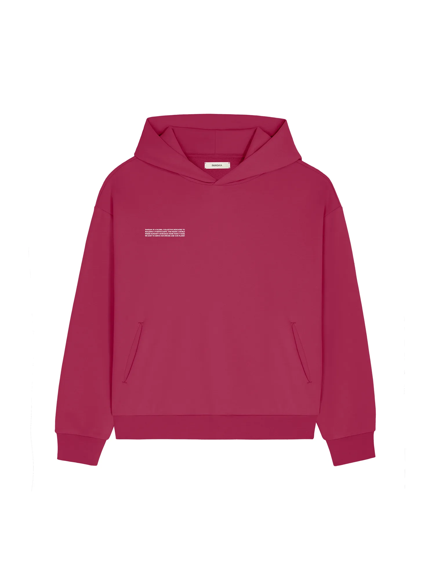 Mens 365 Midweight Hoodie—Milkyway Maroon sold by Pangaia product image thumbnail 2