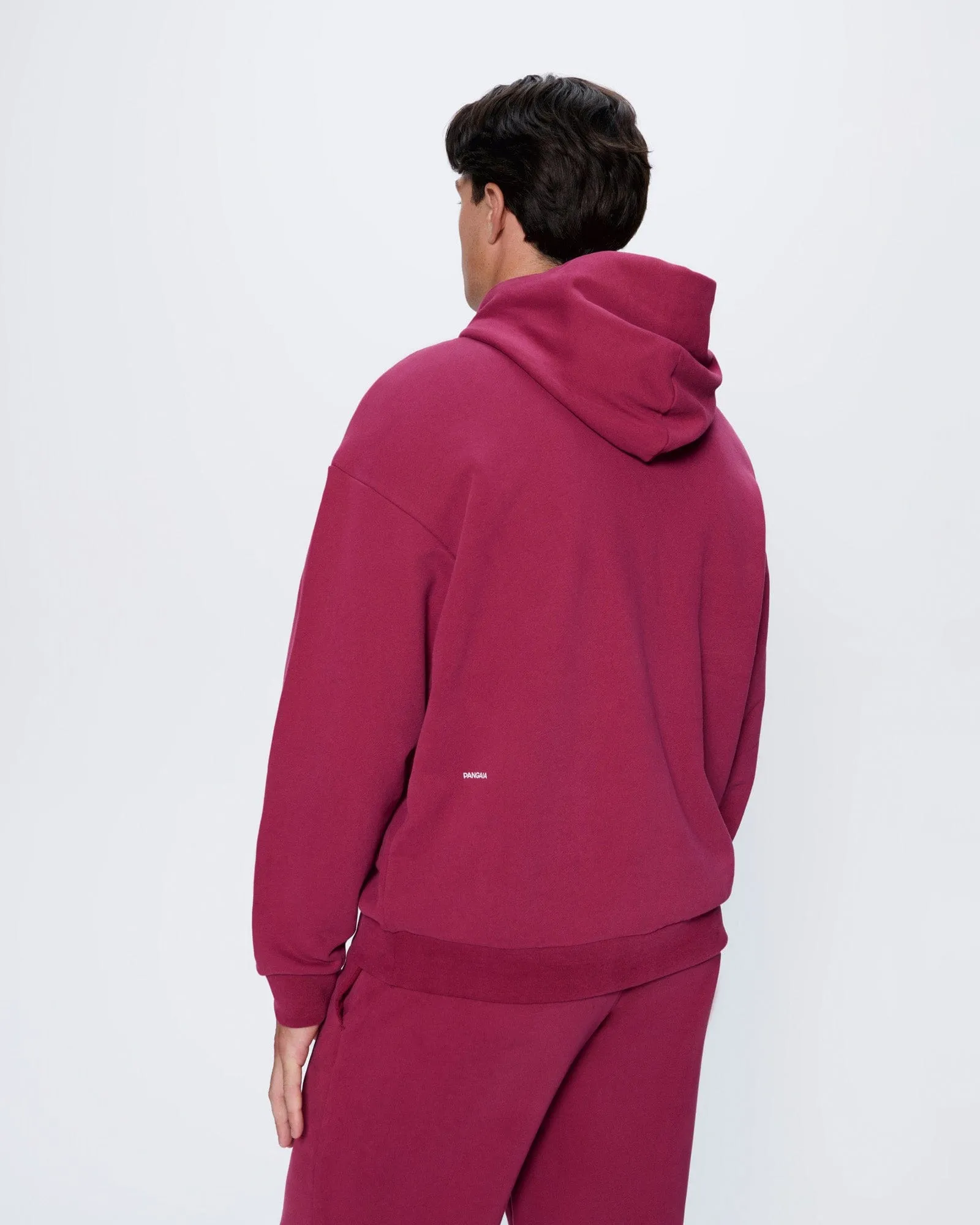 Mens 365 Midweight Hoodie—Milkyway Maroon sold by Pangaia product image thumbnail 5