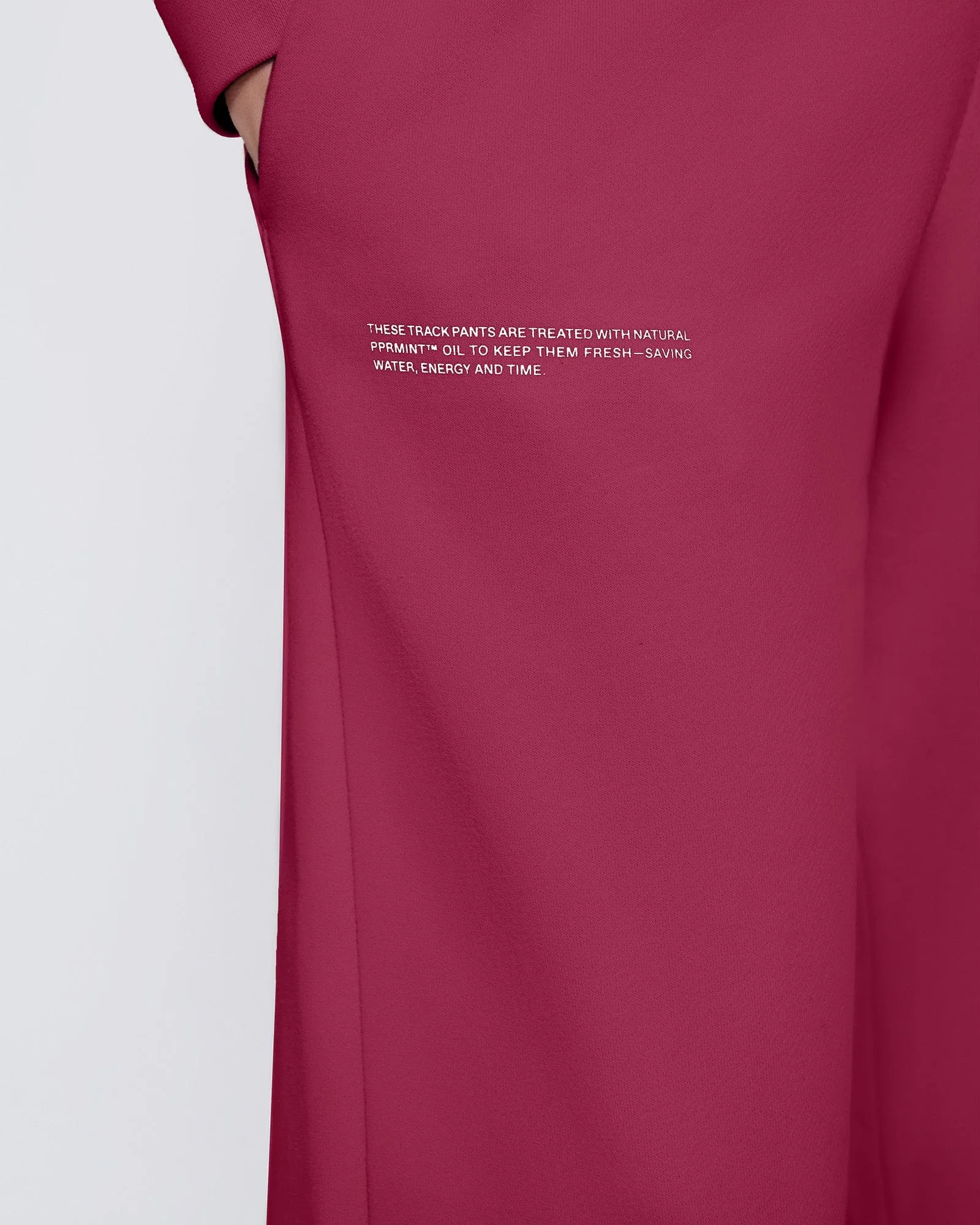 Archive Womens 365 Midweight Track Pants—Milkyway Maroon sold by Pangaia product image thumbnail 4