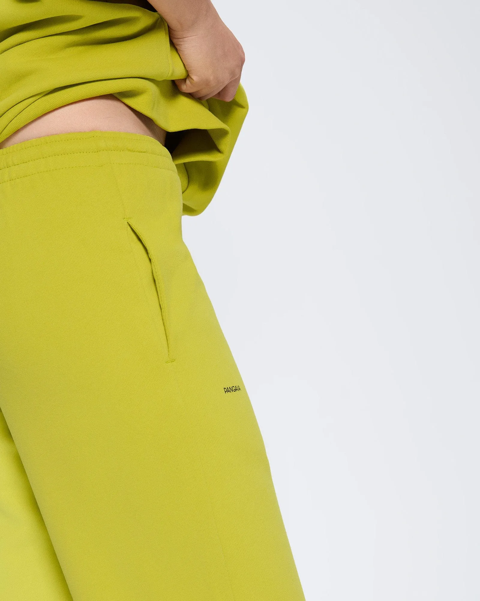 Womens 365 Midweight Track Pants—Auroral Olive sold by Pangaia product image thumbnail 5